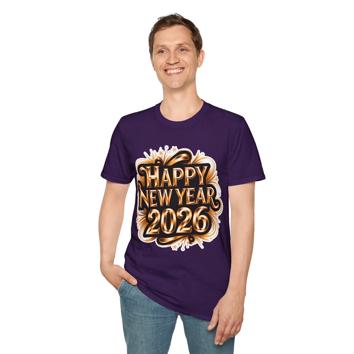 Happy New Year2026 Unisex Softstyle T-Shirt