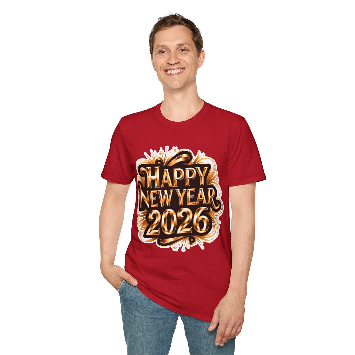 Happy New Year2026 Unisex Softstyle T-Shirt