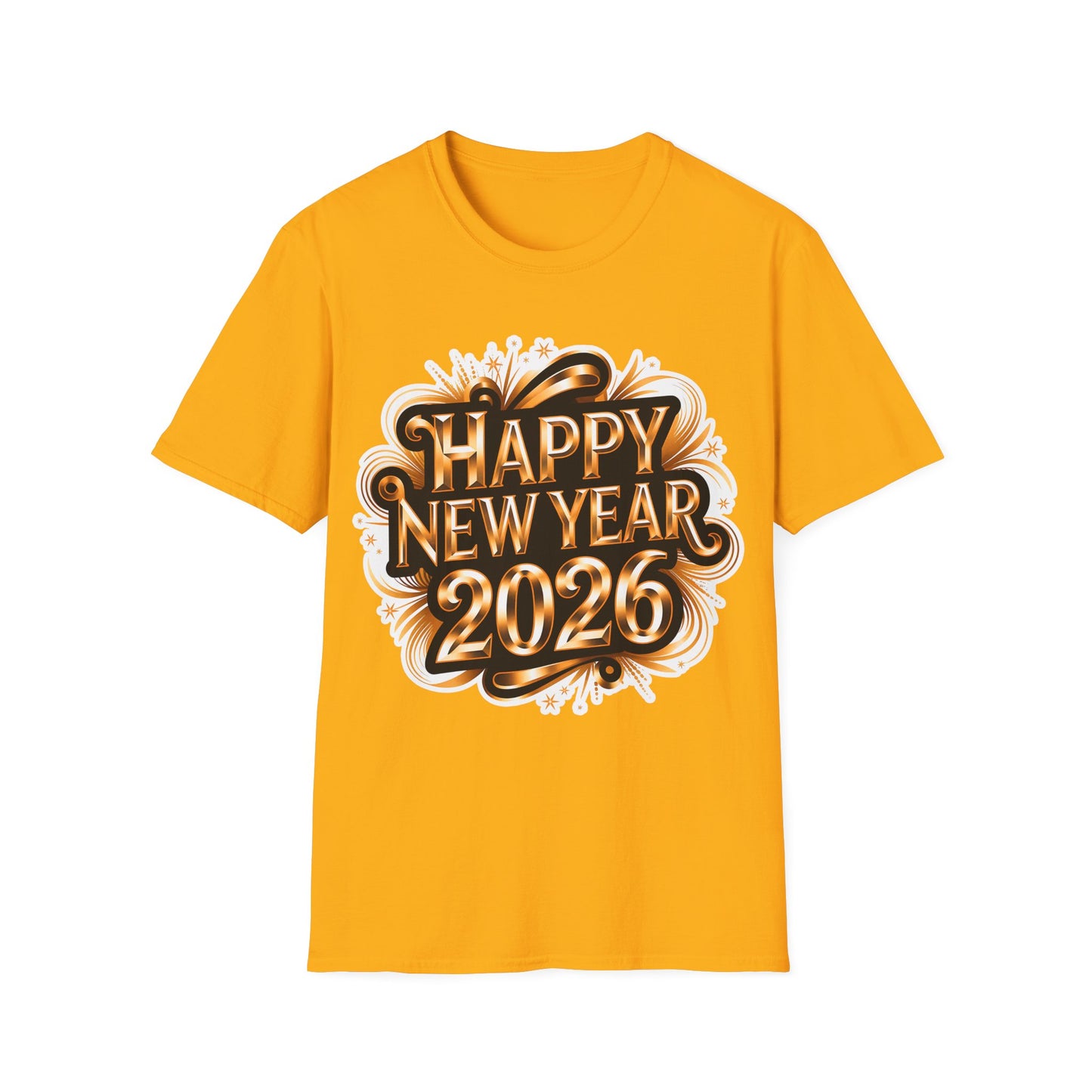 Happy New Year2026 Unisex Softstyle T-Shirt