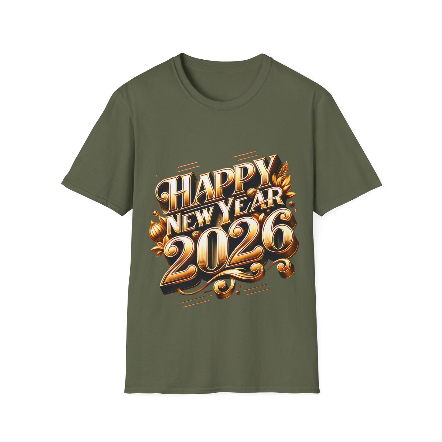 Happy New Year 2026 Unisex Softstyle T-Shirt