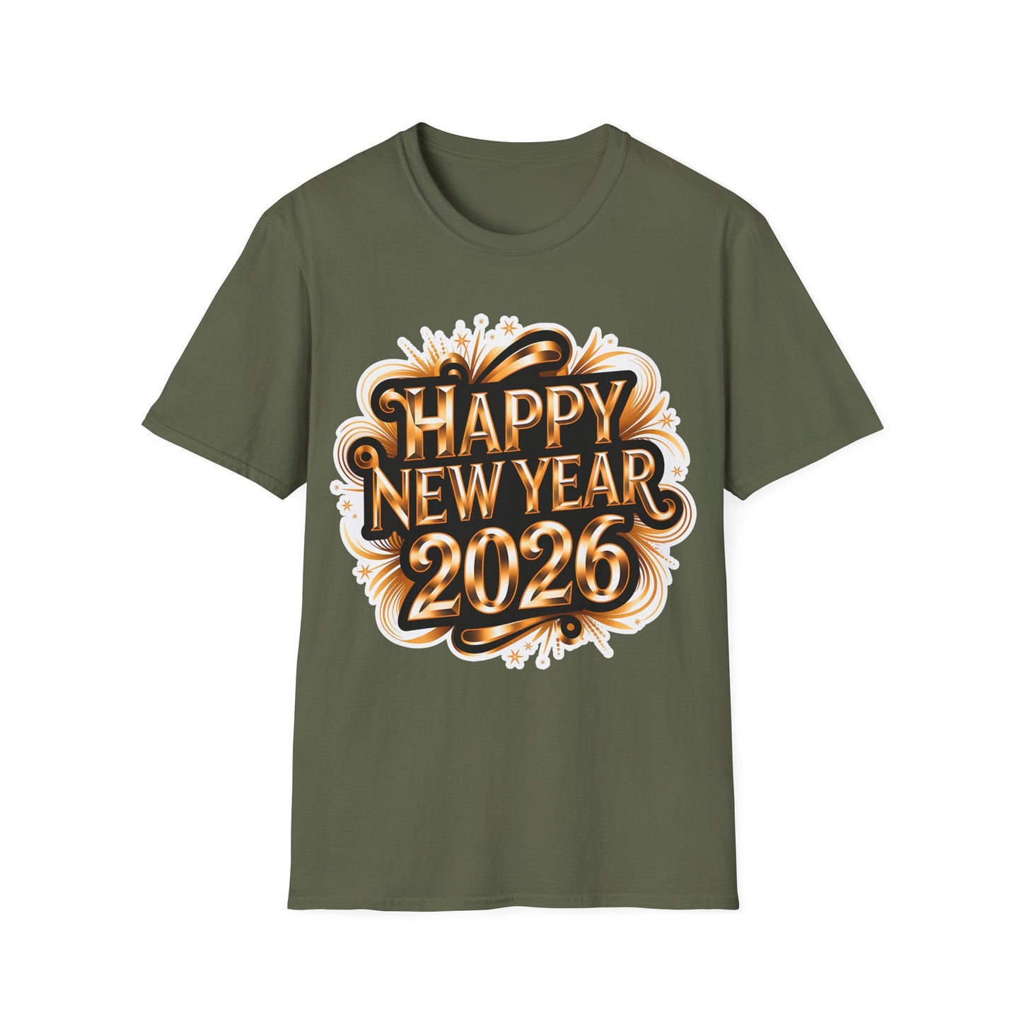 Happy New Year2026 Unisex Softstyle T-Shirt