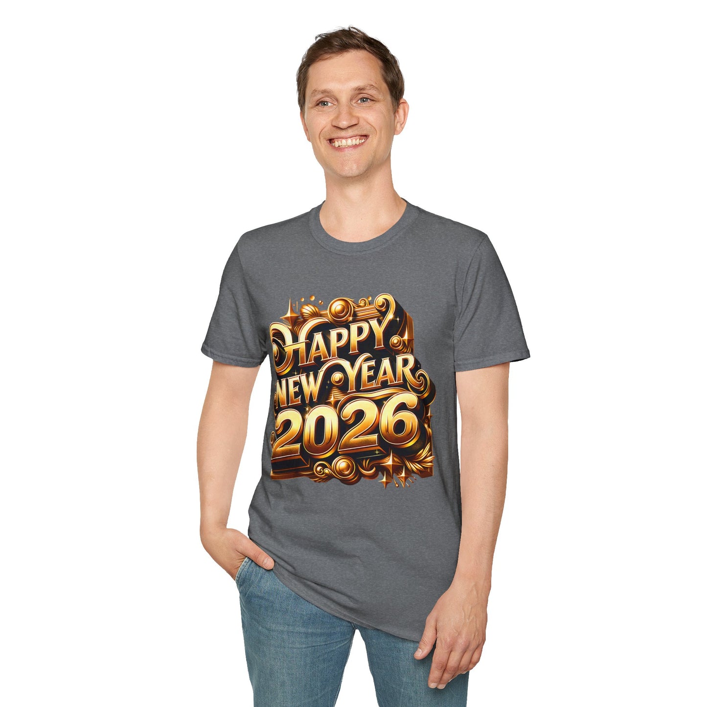 Happy New Year 2026 Softstyle T-Shirt