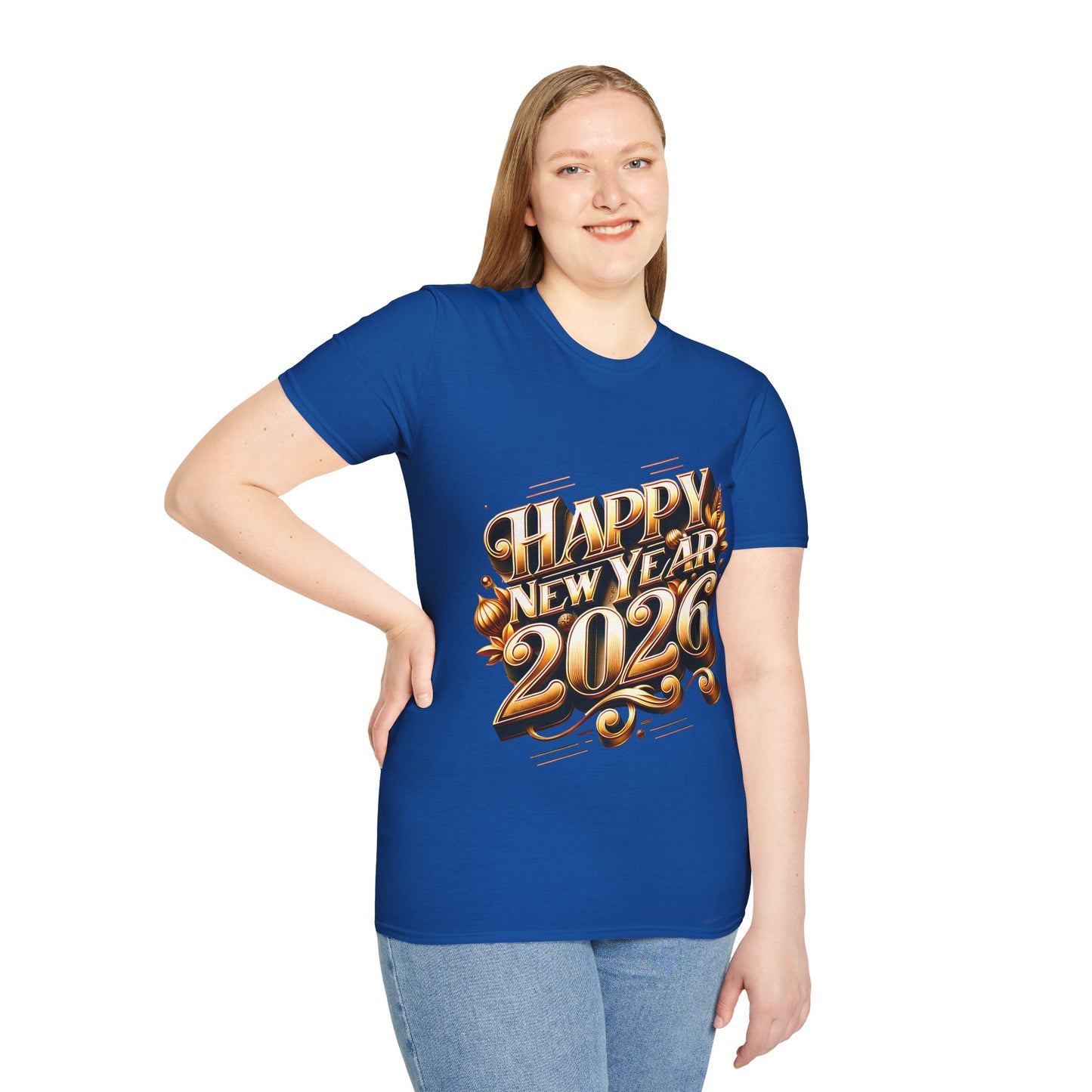 Happy New Year 2026 Unisex Softstyle T-Shirt
