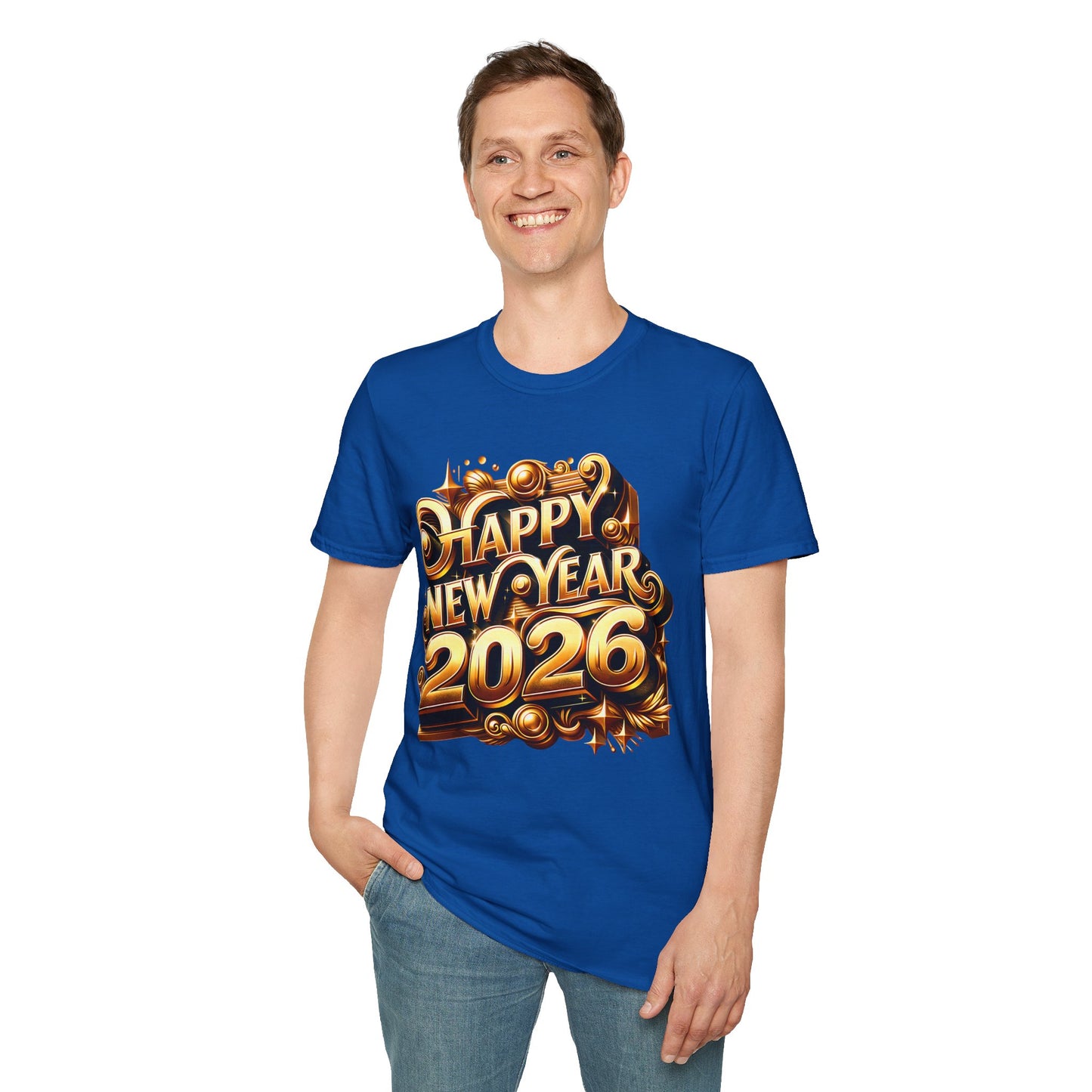 Happy New Year 2026 Softstyle T-Shirt