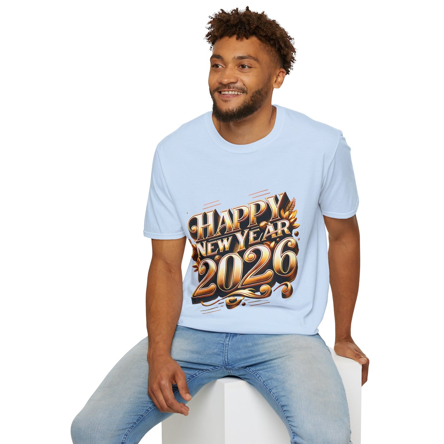 Happy New Year 2026 Unisex Softstyle T-Shirt