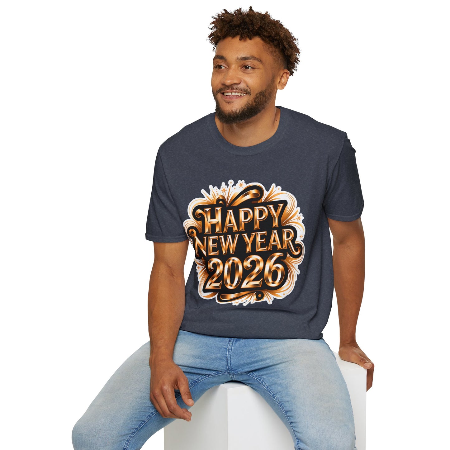 Happy New Year2026 Unisex Softstyle T-Shirt
