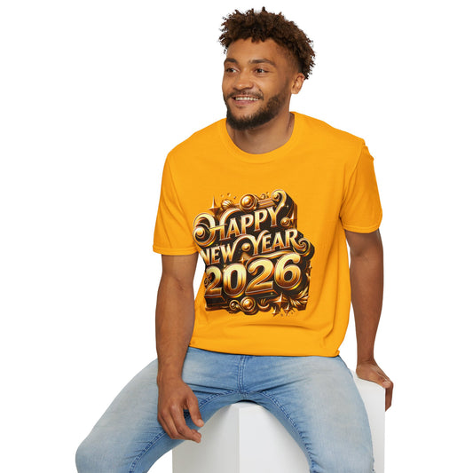 Happy New Year 2026 Softstyle T-Shirt
