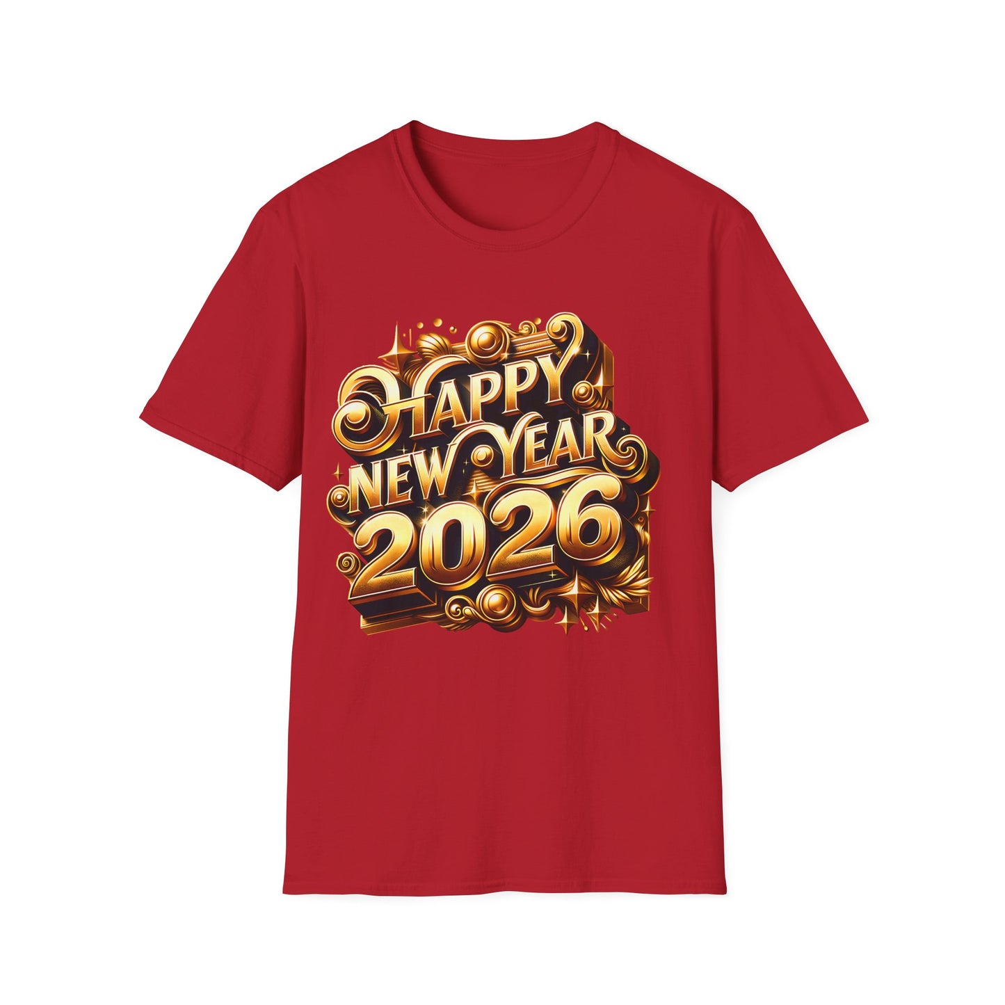 Happy New Year 2026 Softstyle T-Shirt