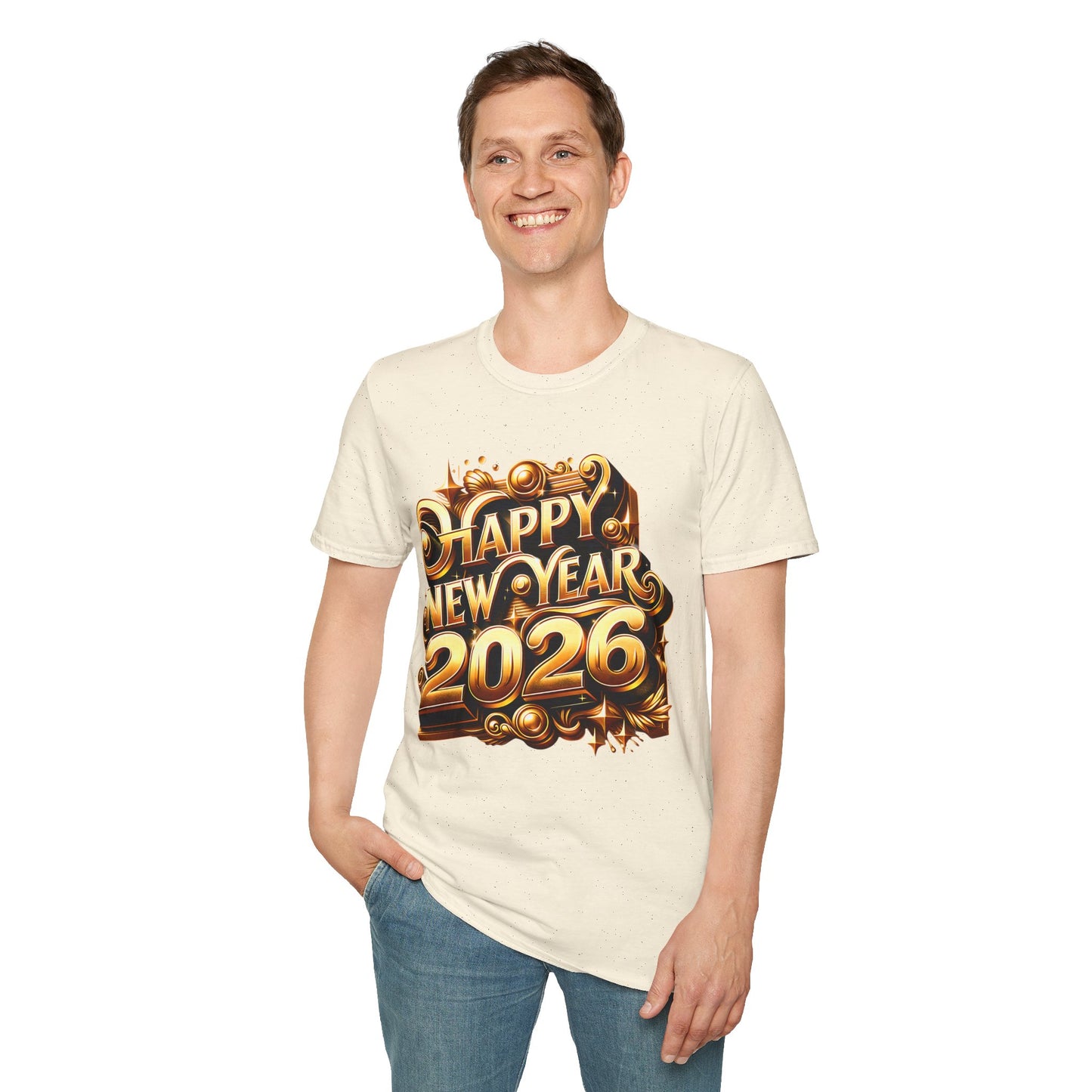 Happy New Year 2026 Softstyle T-Shirt