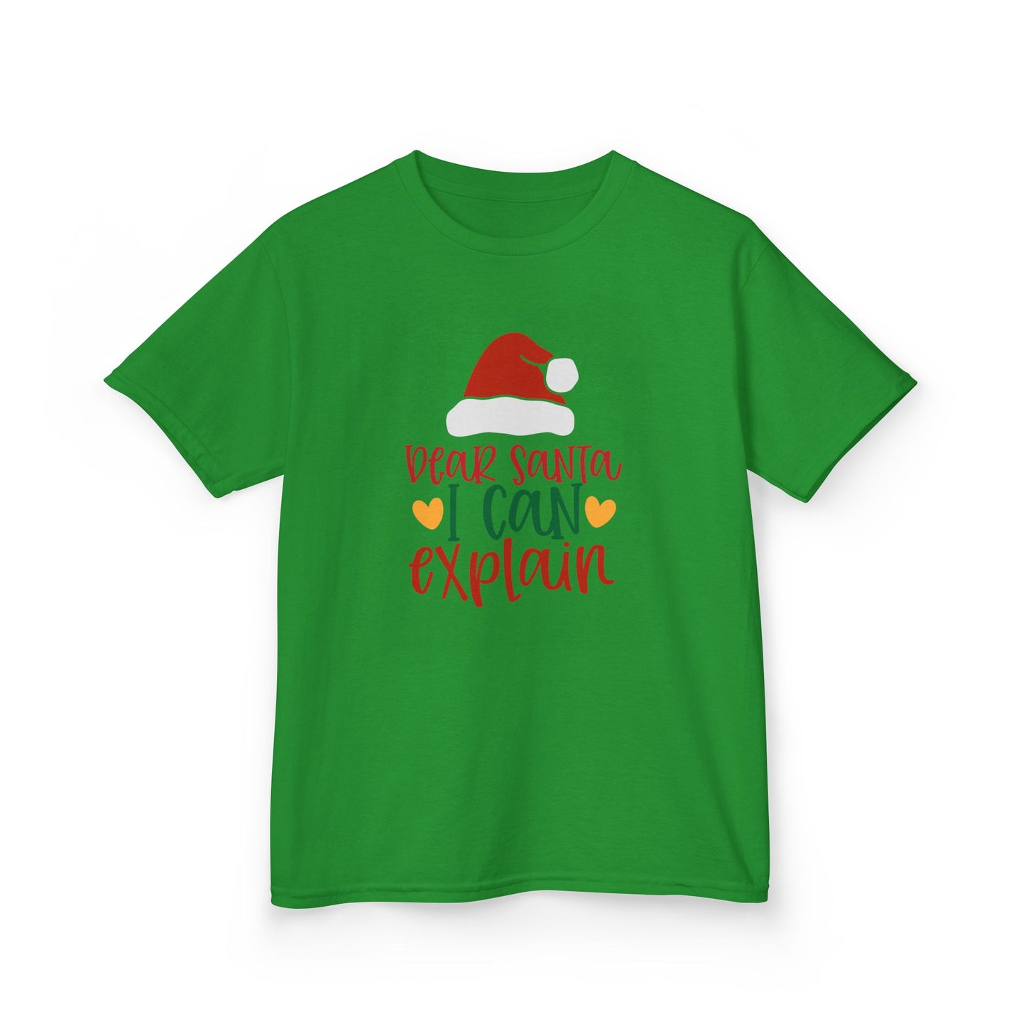 Kids Christmas T‑Shirt — “Dear Santa I Can Explain” Holiday Tee