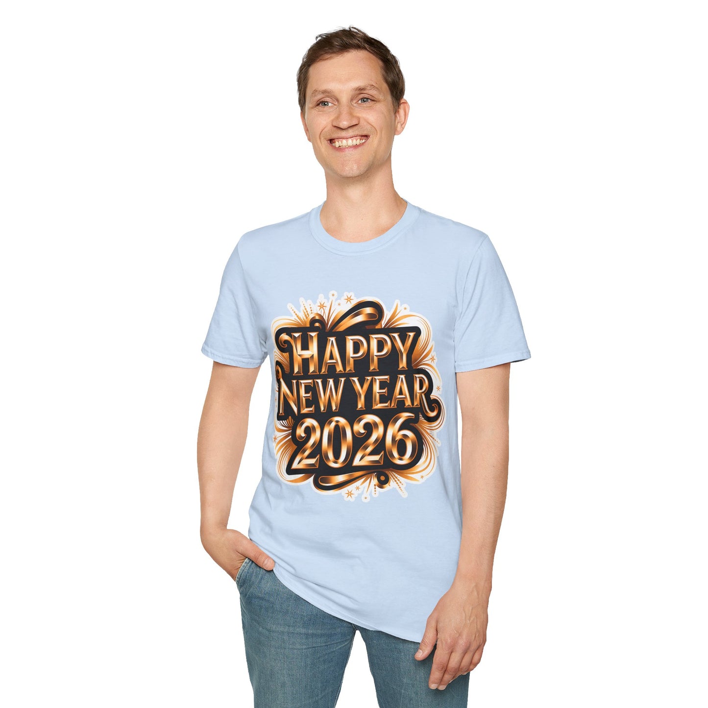 Happy New Year2026 Unisex Softstyle T-Shirt