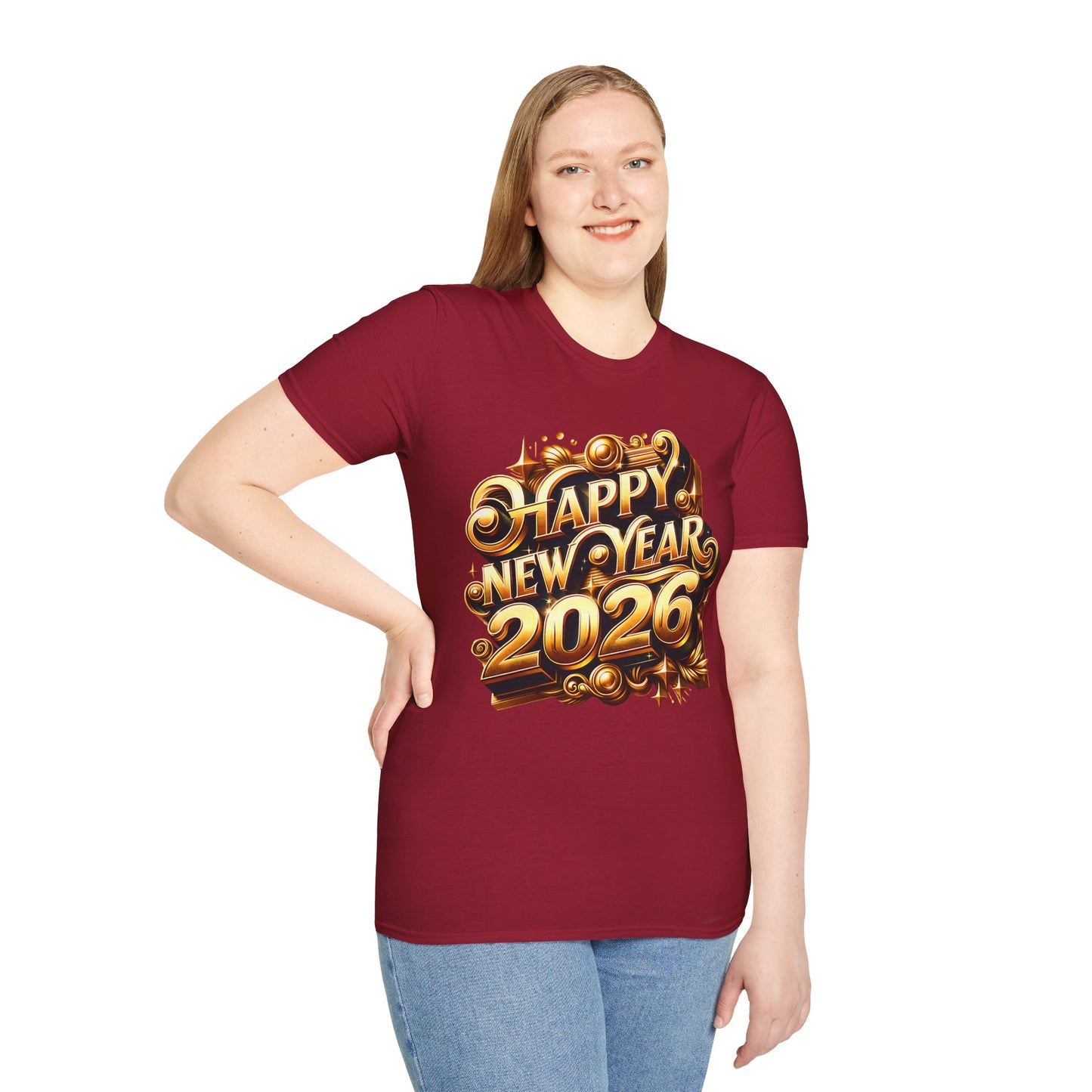 Happy New Year 2026 Softstyle T-Shirt