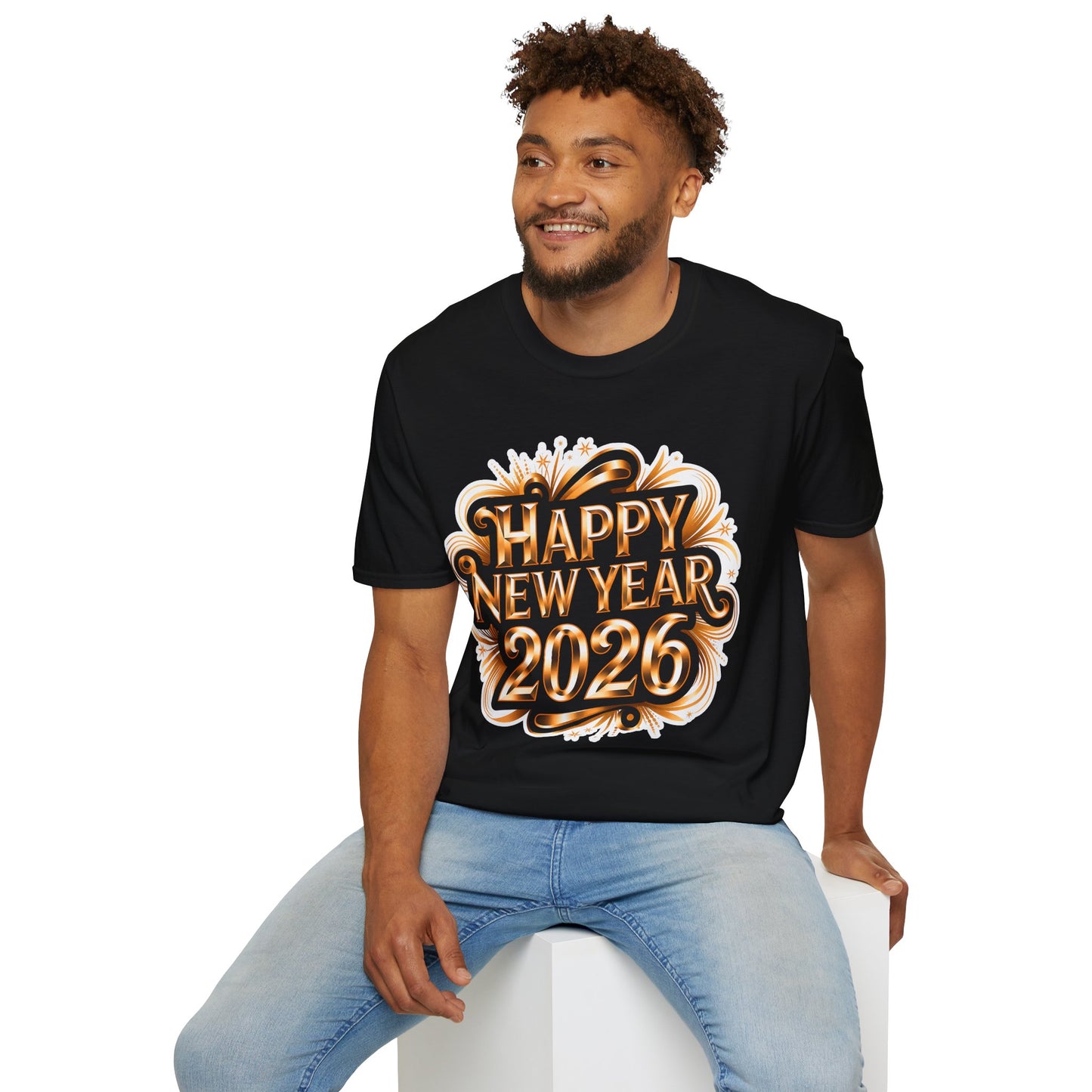 Happy New Year2026 Unisex Softstyle T-Shirt