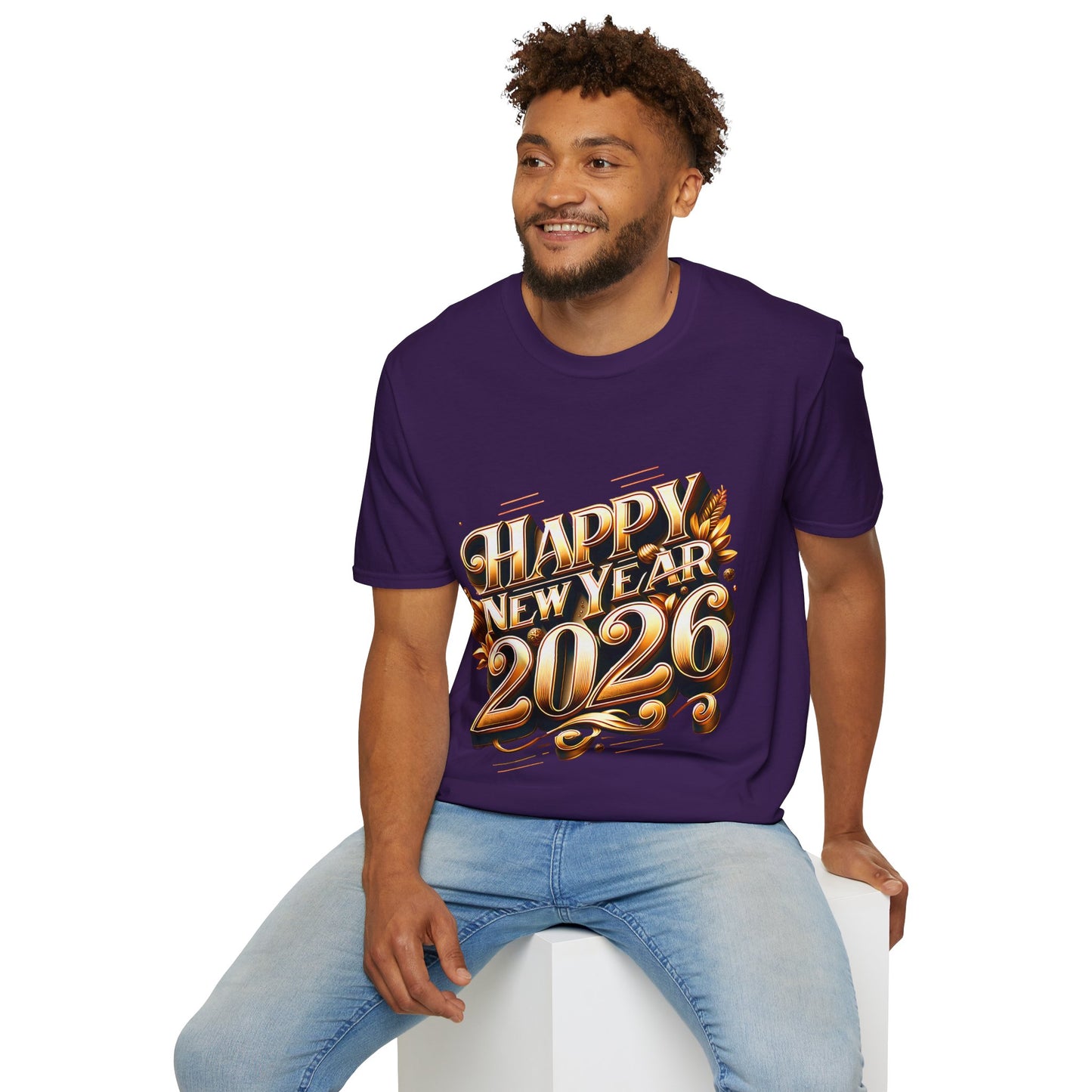 Happy New Year 2026 Unisex Softstyle T-Shirt