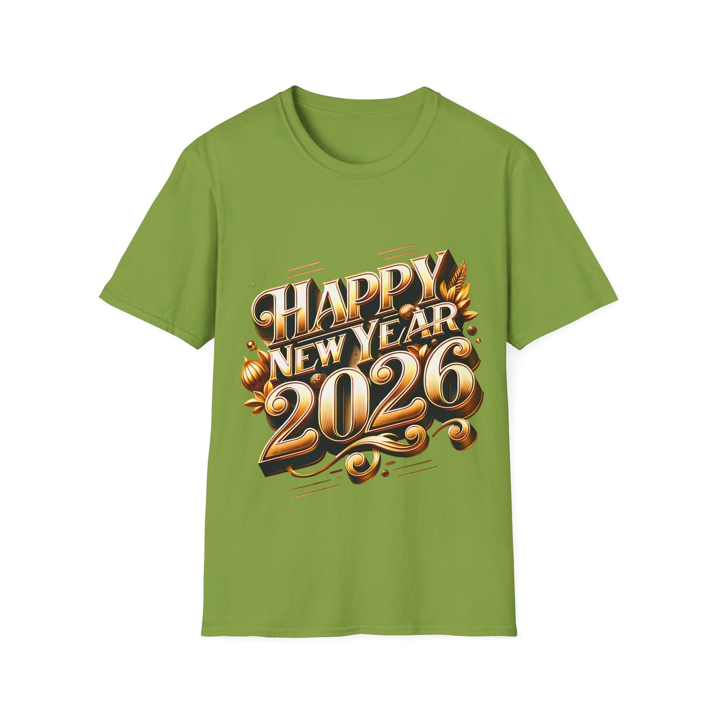 Happy New Year 2026 Unisex Softstyle T-Shirt