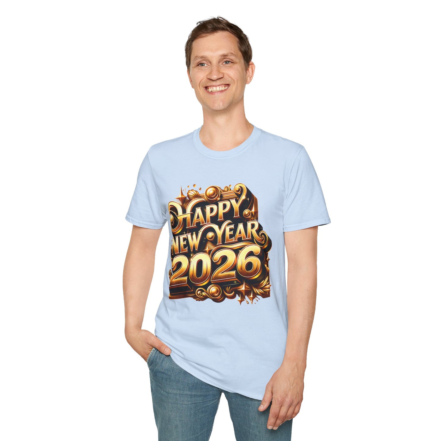 Happy New Year 2026 Softstyle T-Shirt