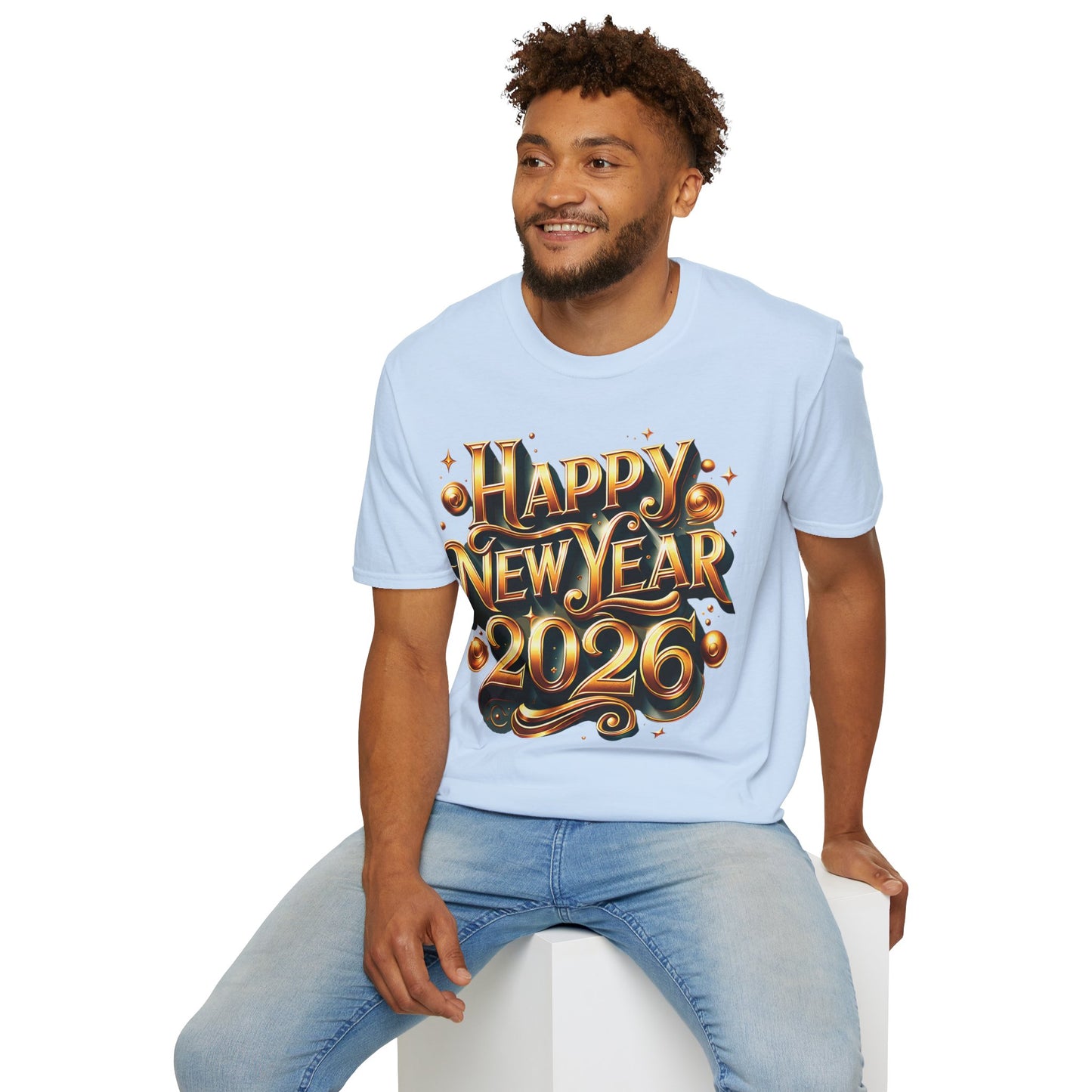Happy New Year 2026 Unisex Softstyle T-Shirt