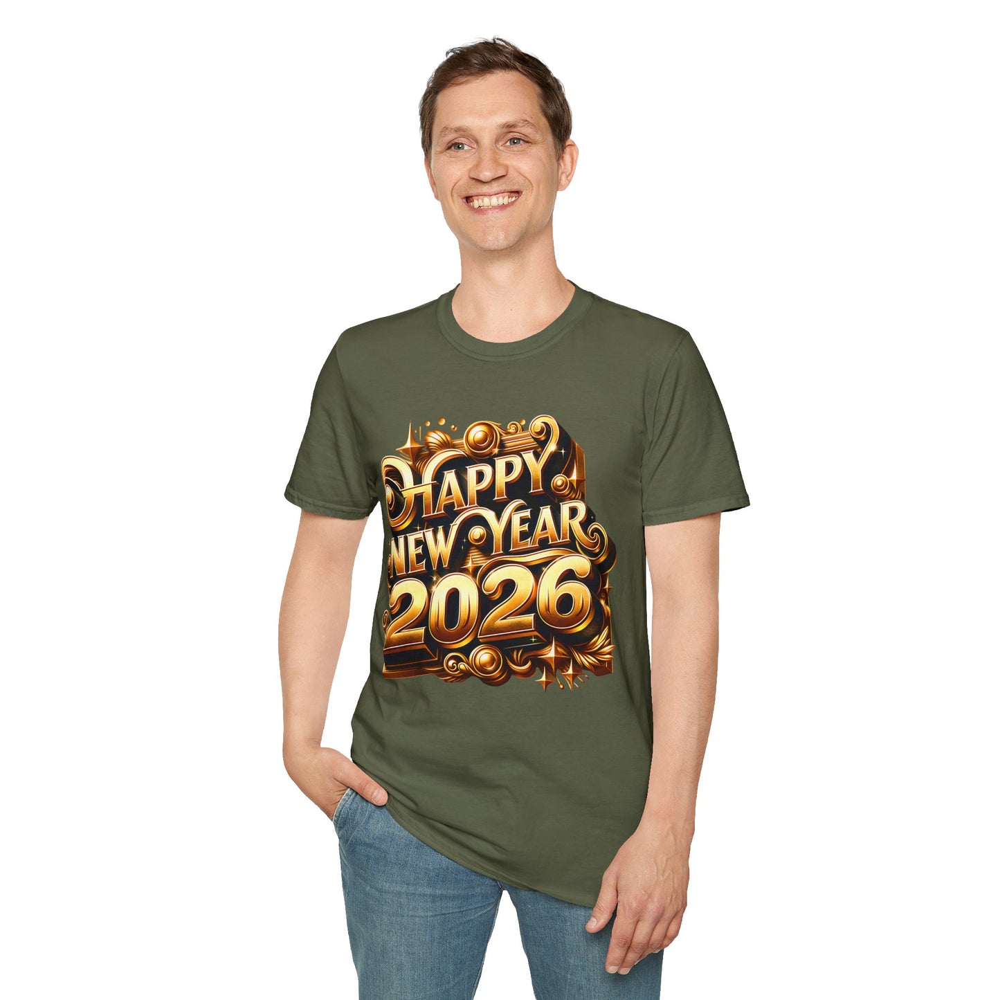 Happy New Year 2026 Softstyle T-Shirt