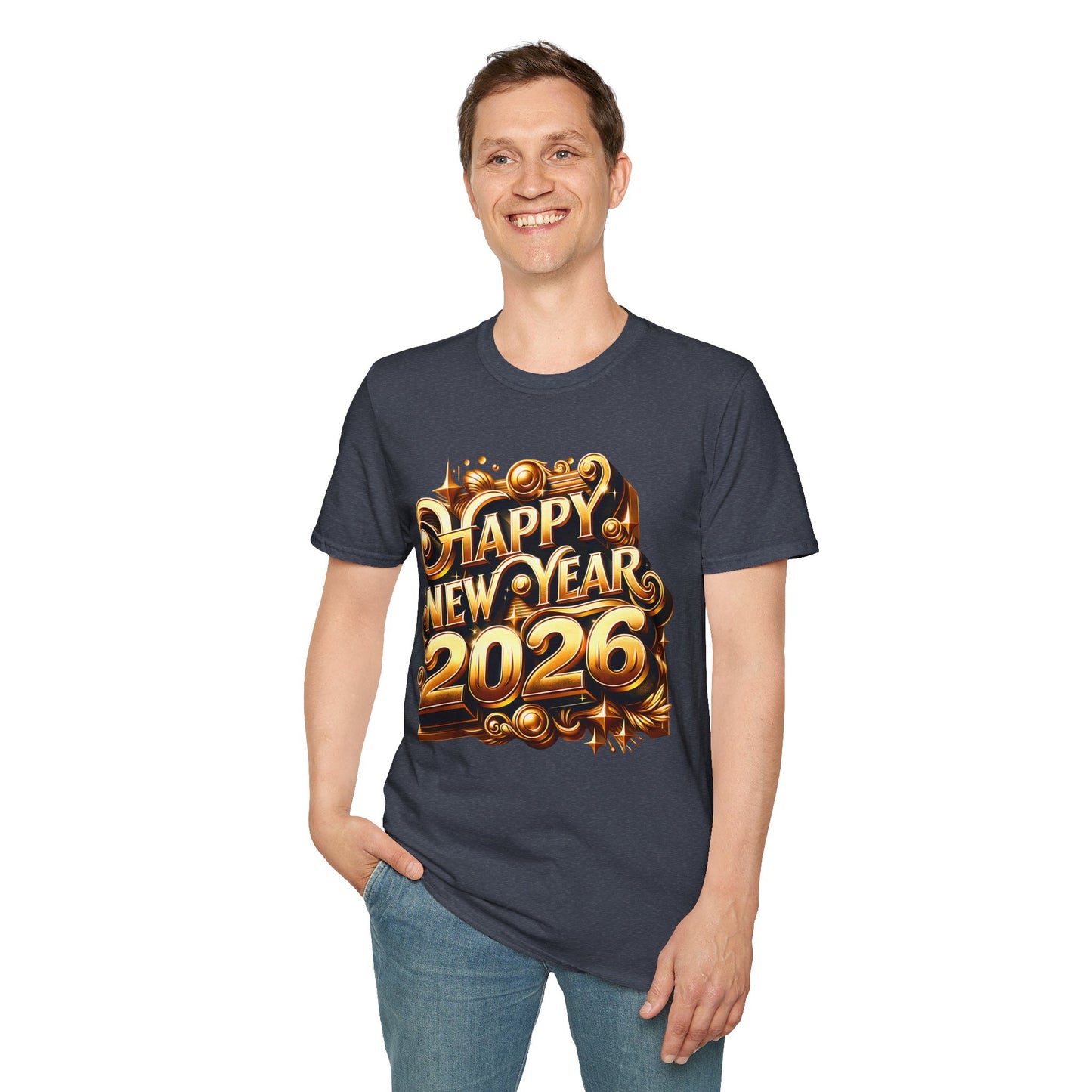 Happy New Year 2026 Softstyle T-Shirt