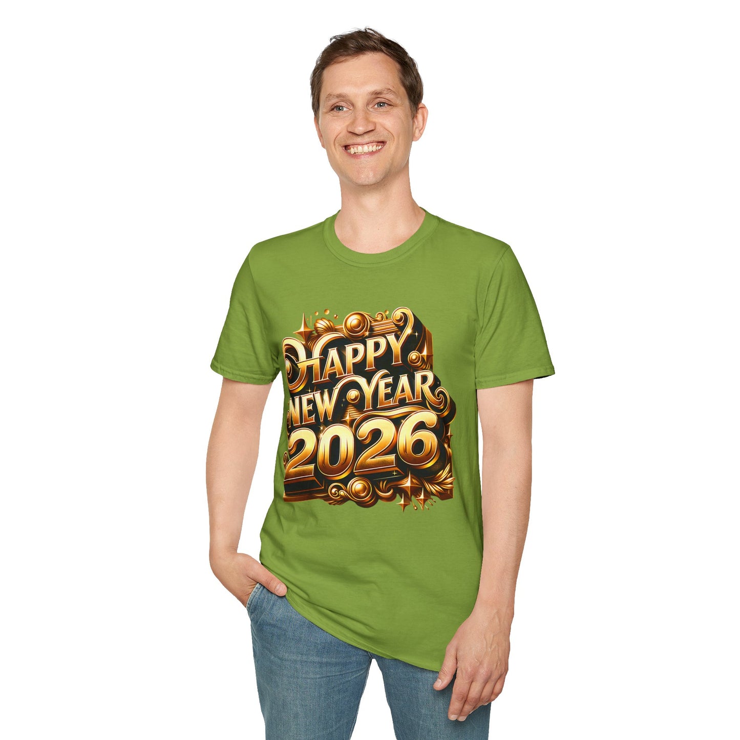 Happy New Year 2026 Softstyle T-Shirt