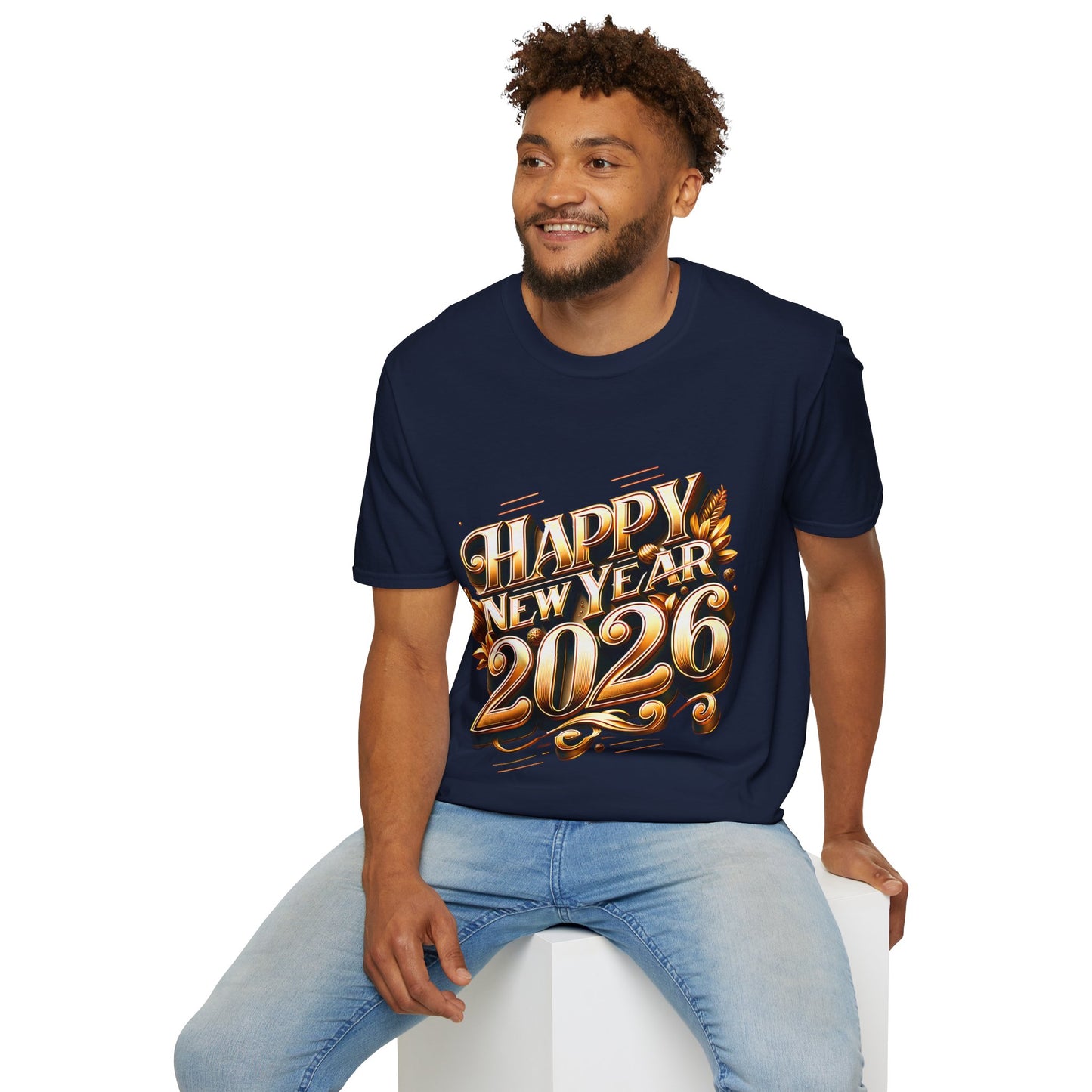 Happy New Year 2026 Unisex Softstyle T-Shirt
