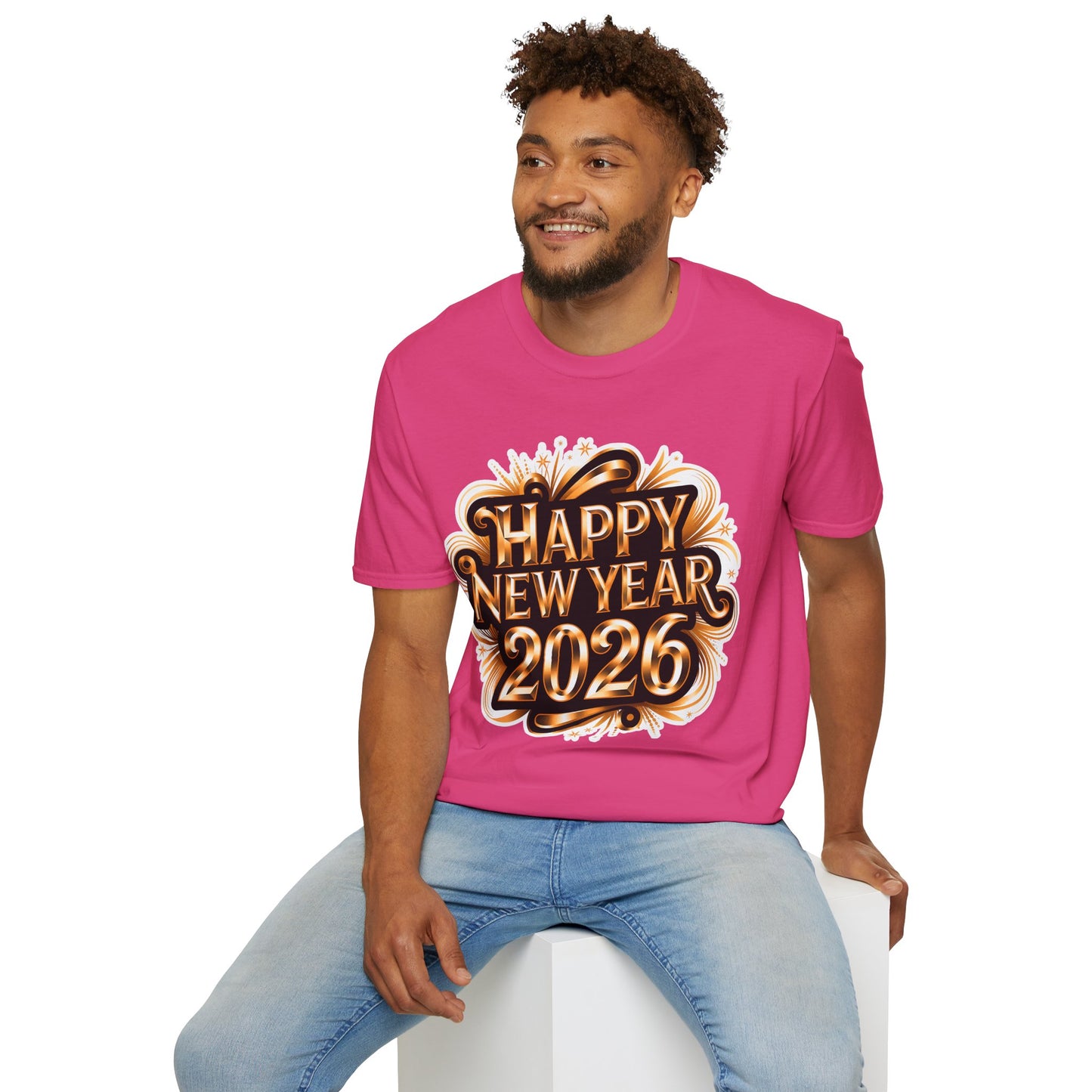 Happy New Year2026 Unisex Softstyle T-Shirt