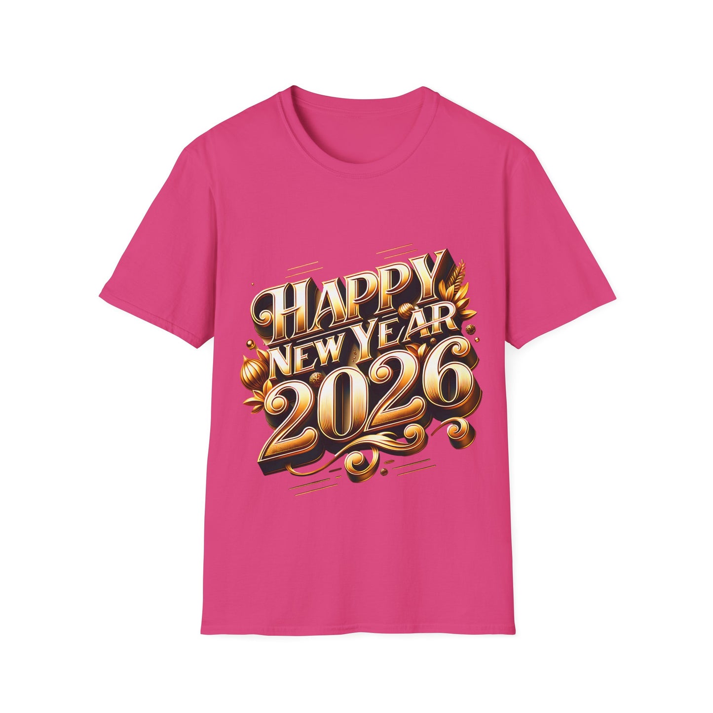 Happy New Year 2026 Unisex Softstyle T-Shirt