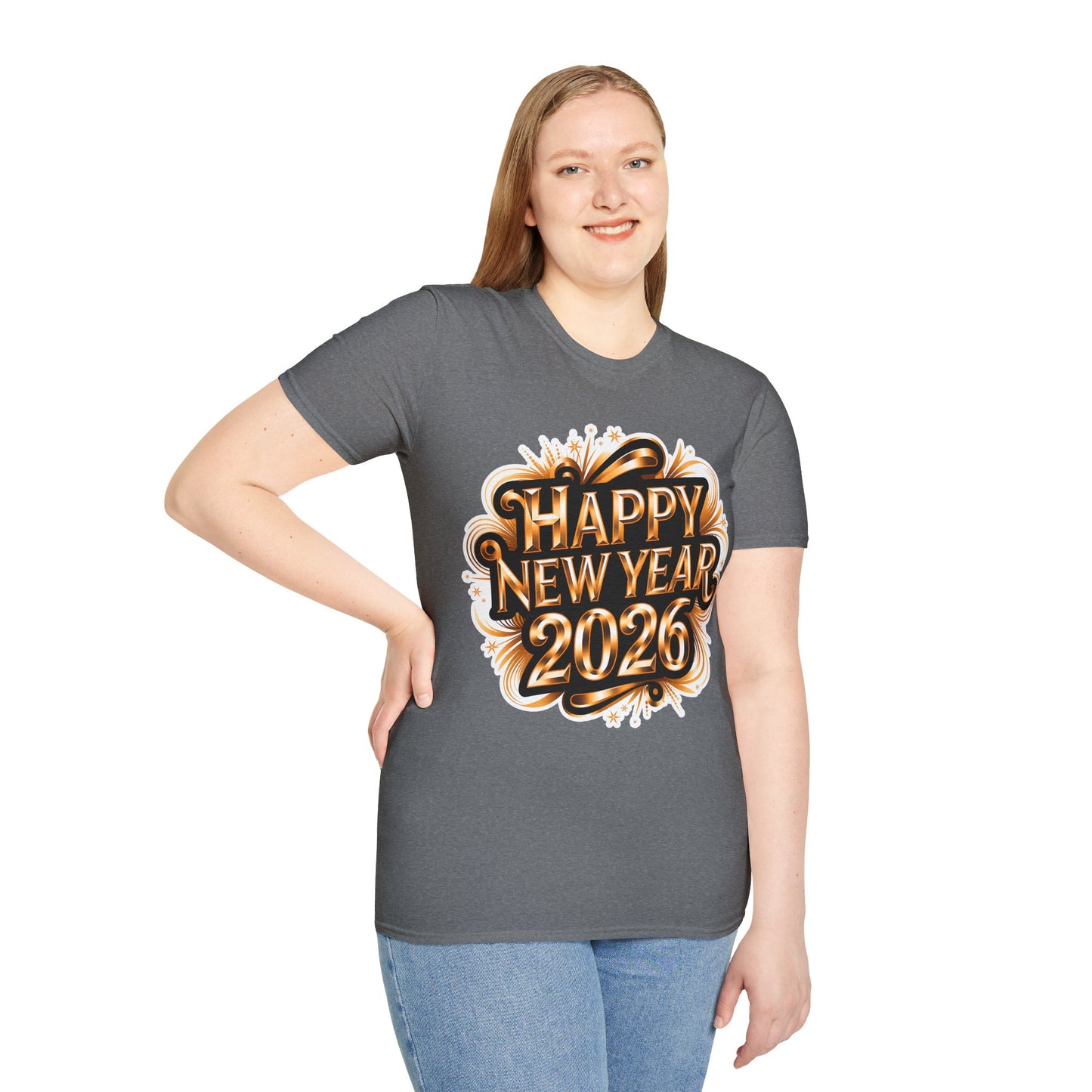 Happy New Year2026 Unisex Softstyle T-Shirt