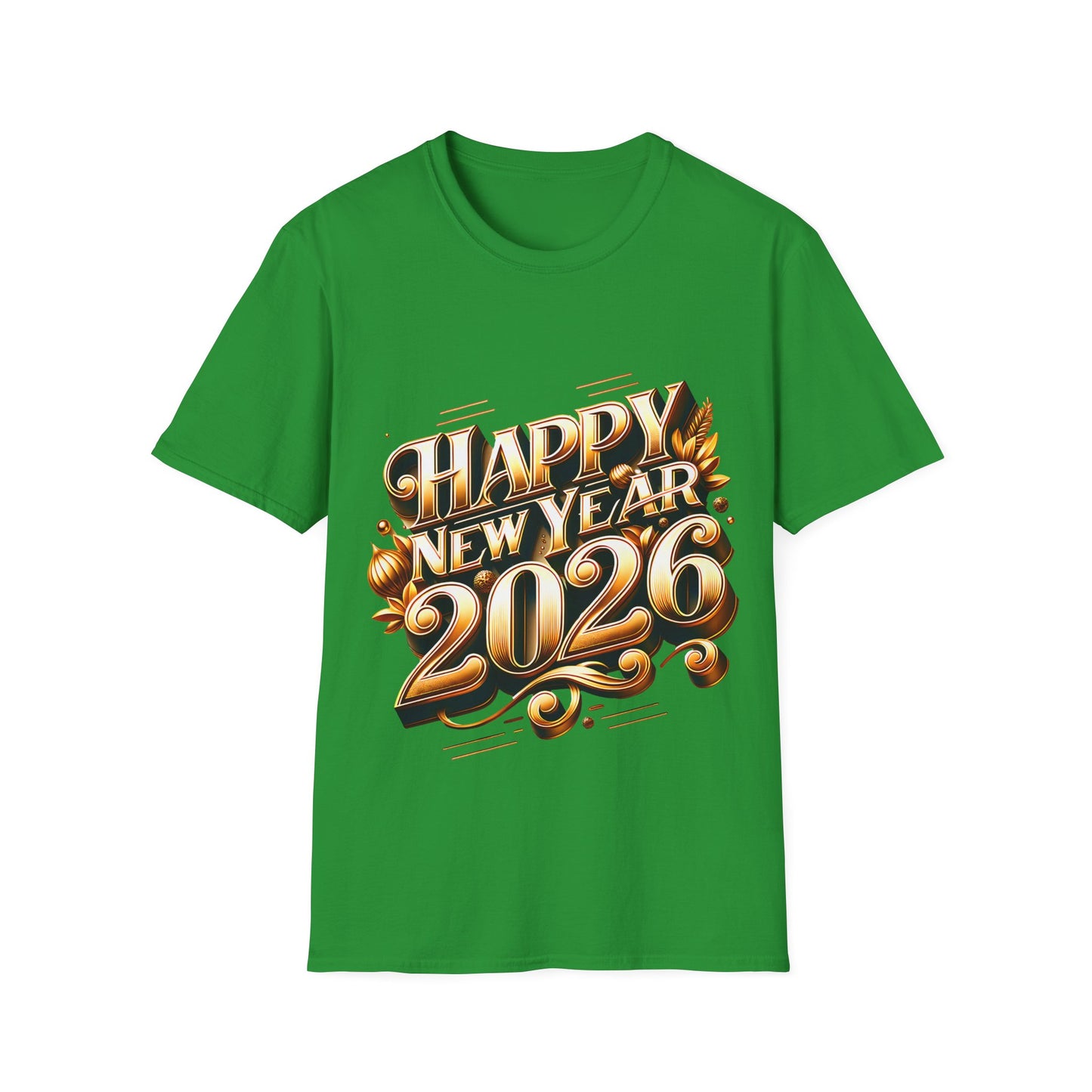 Happy New Year 2026 Unisex Softstyle T-Shirt