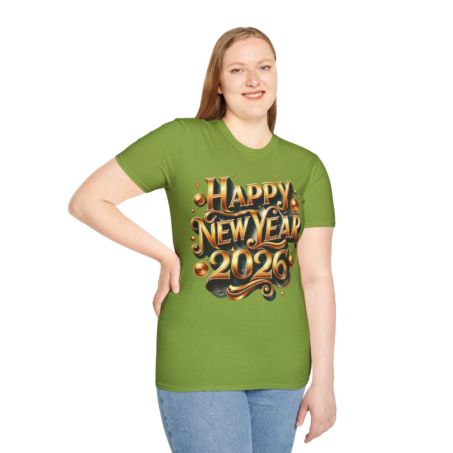 Happy New Year 2026 Unisex Softstyle T-Shirt