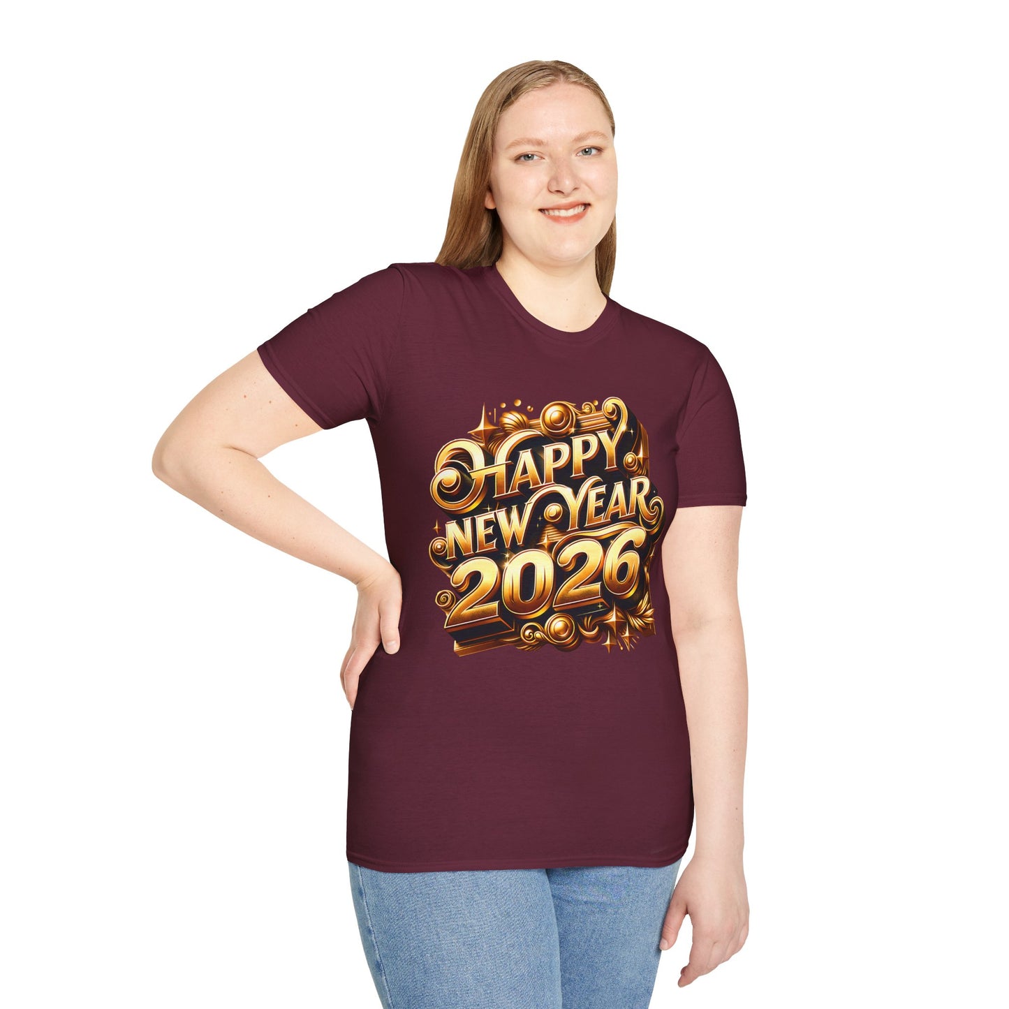Happy New Year 2026 Softstyle T-Shirt