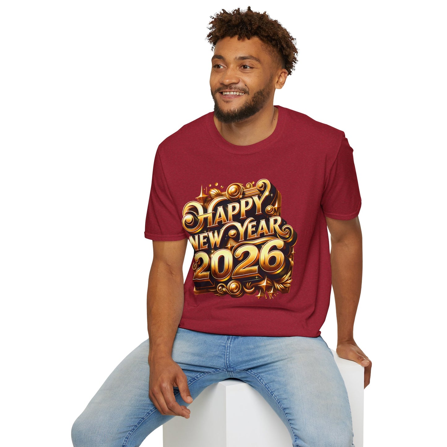 Happy New Year 2026 Softstyle T-Shirt