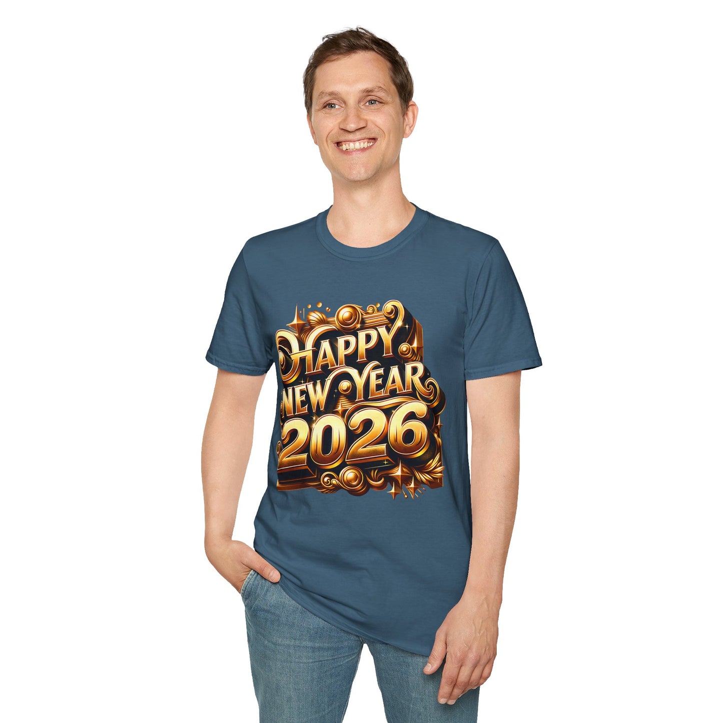 Happy New Year 2026 Softstyle T-Shirt