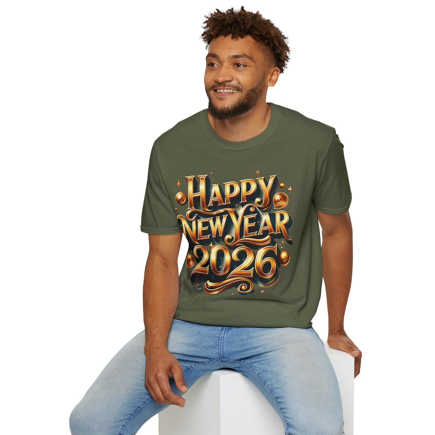 Happy New Year 2026 Unisex Softstyle T-Shirt