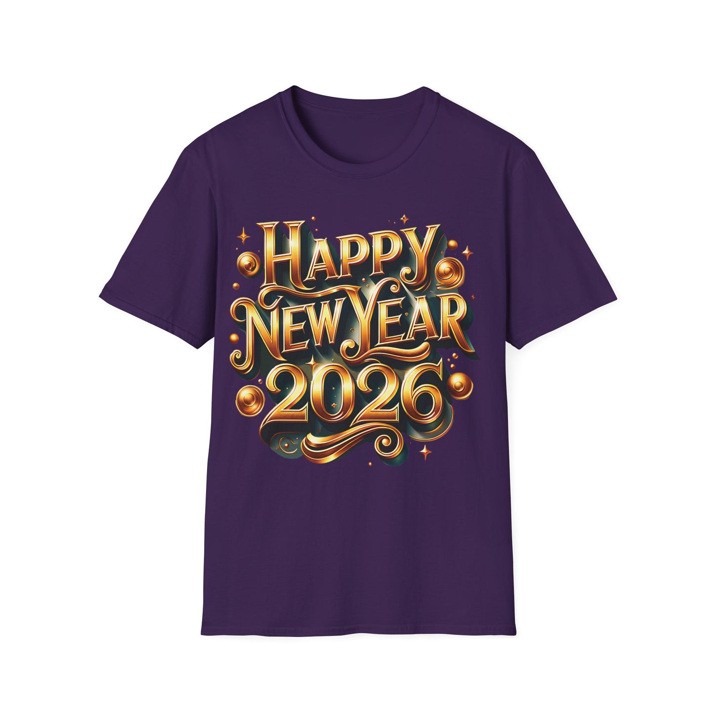 Happy New Year 2026 Unisex Softstyle T-Shirt