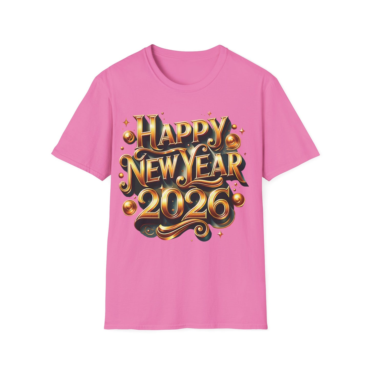 Happy New Year 2026 Unisex Softstyle T-Shirt