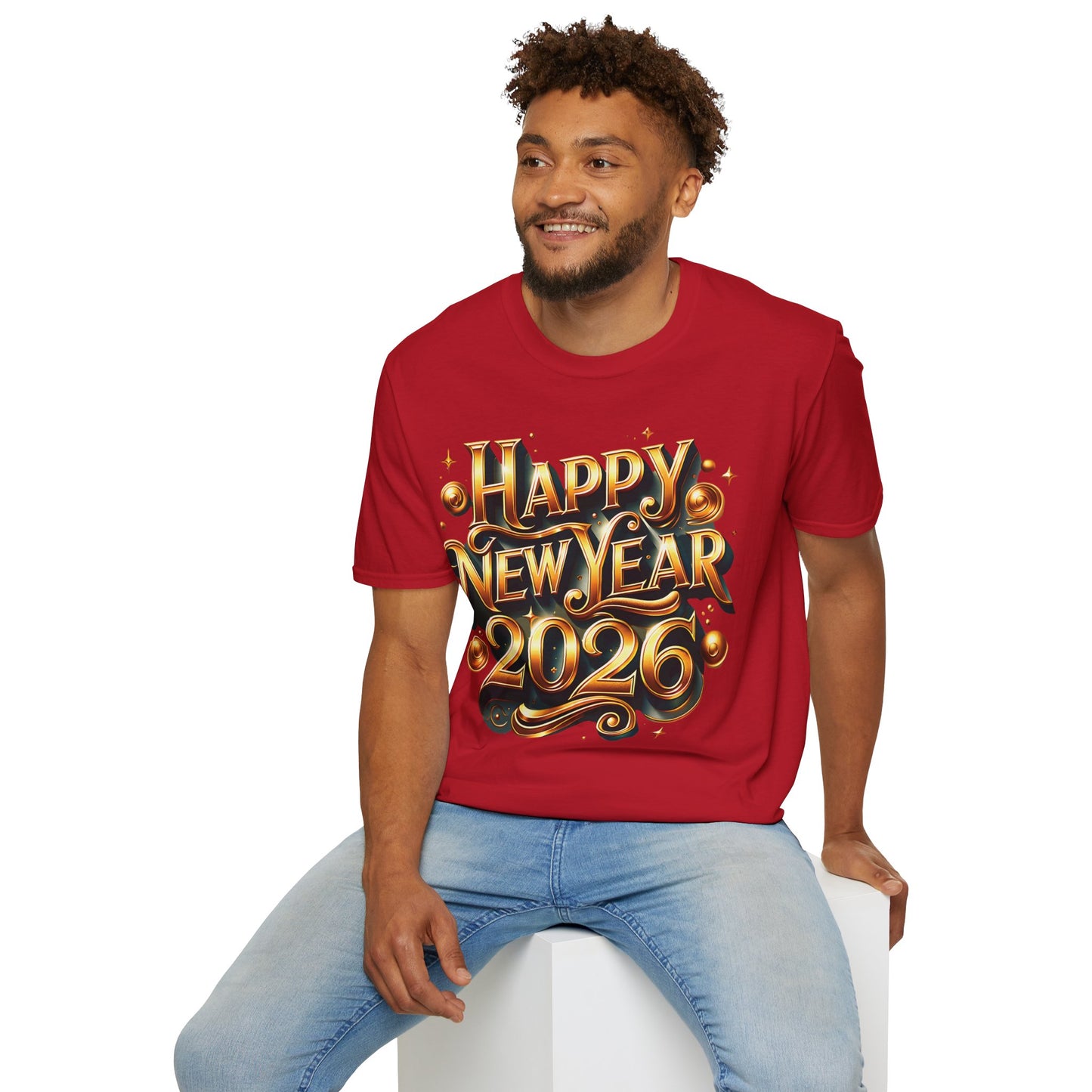 Happy New Year 2026 Unisex Softstyle T-Shirt