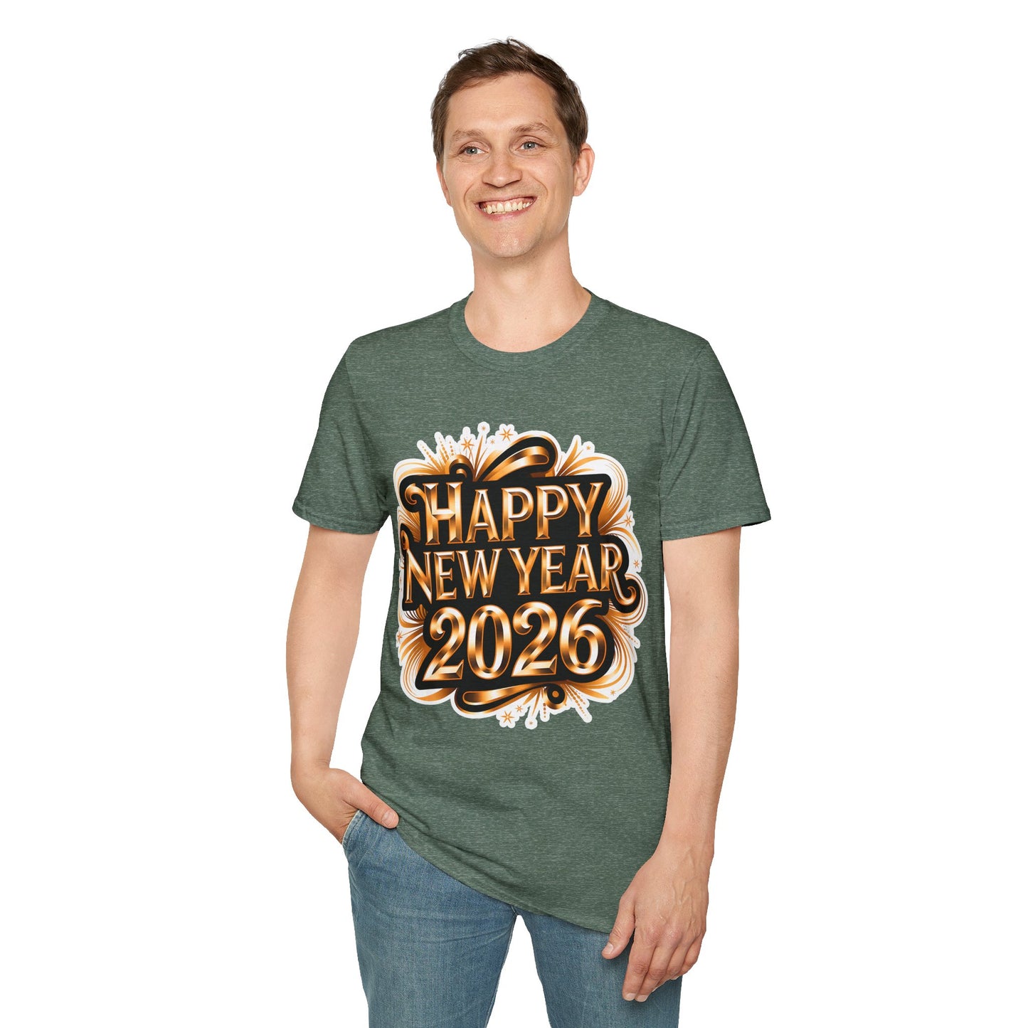 Happy New Year2026 Unisex Softstyle T-Shirt
