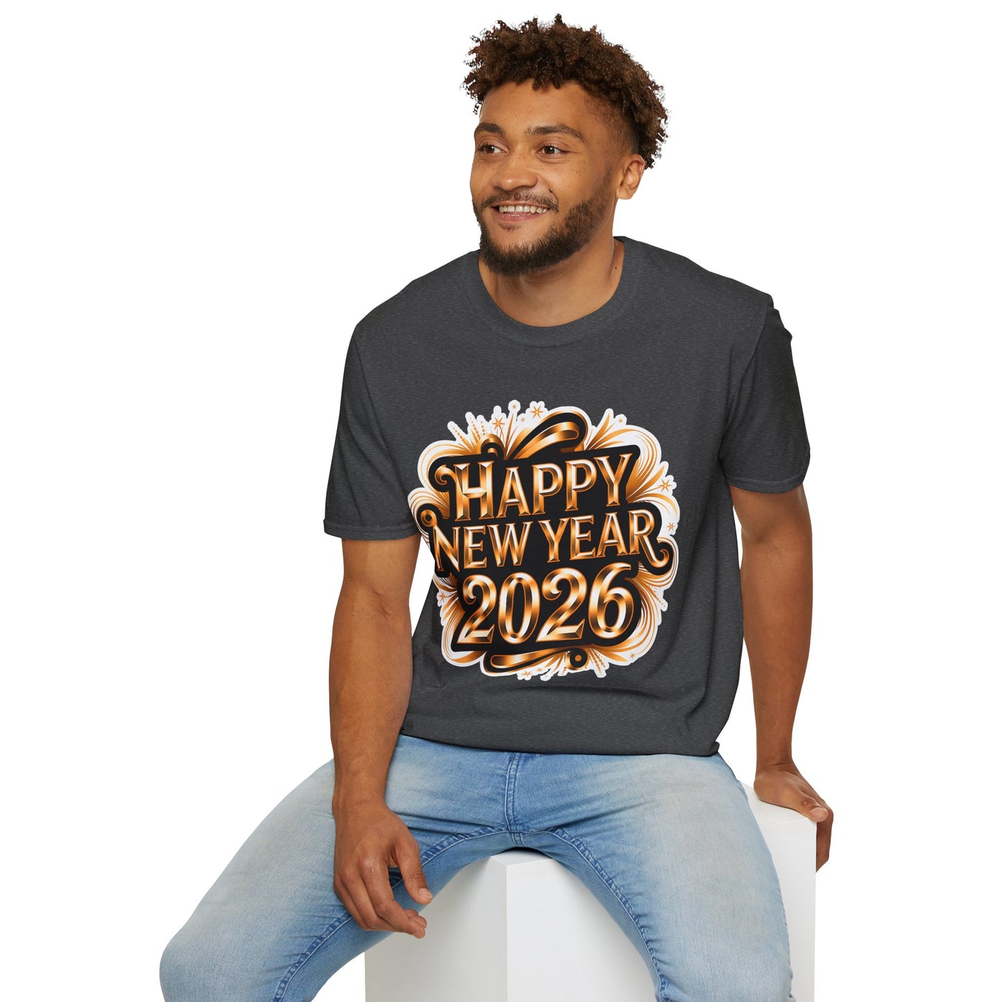 Happy New Year2026 Unisex Softstyle T-Shirt