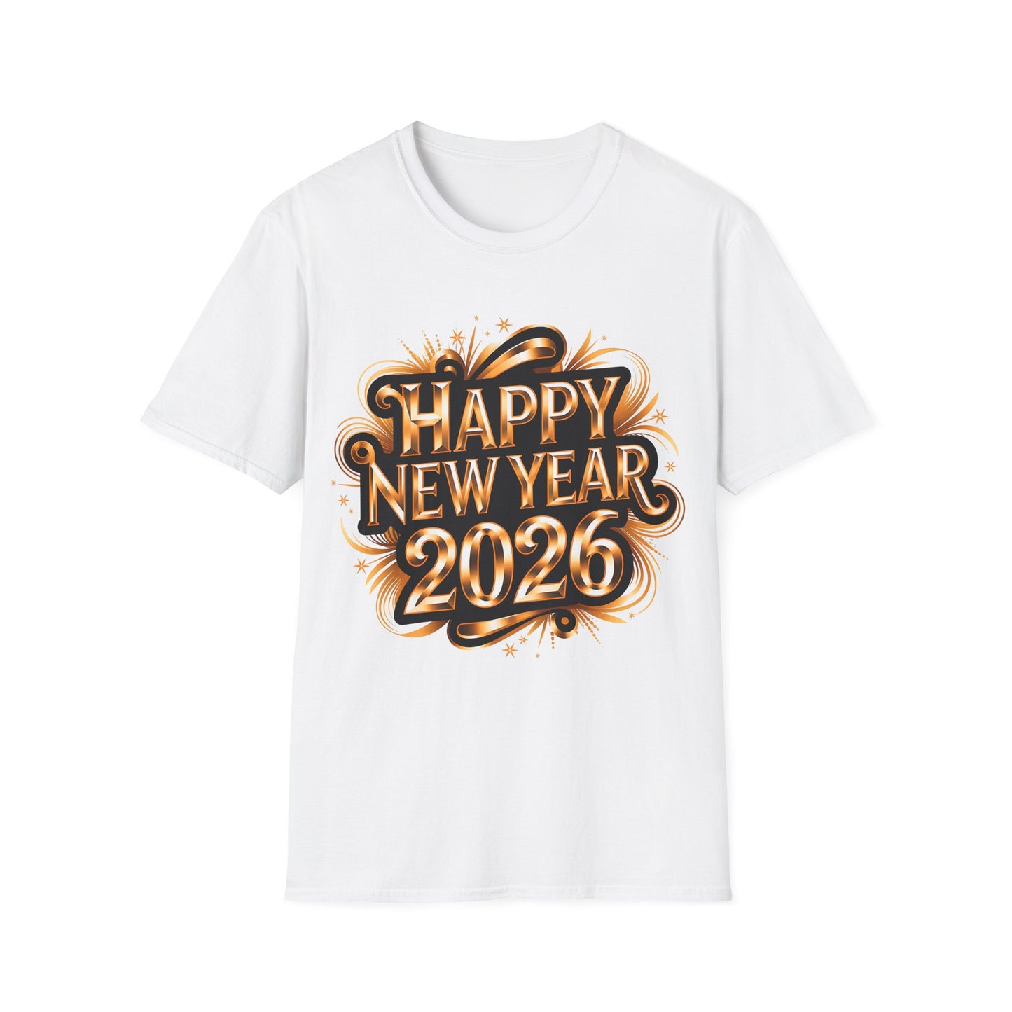 Happy New Year2026 Unisex Softstyle T-Shirt