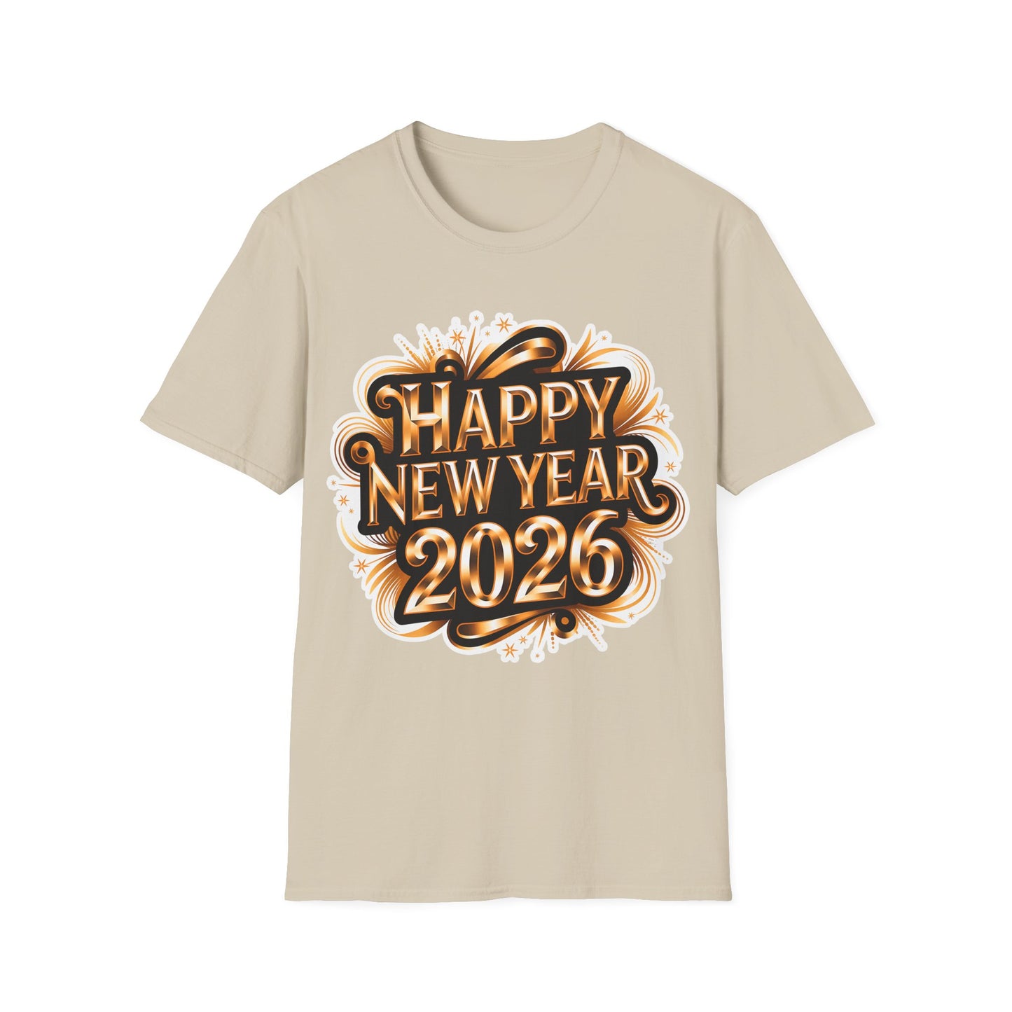 Happy New Year2026 Unisex Softstyle T-Shirt