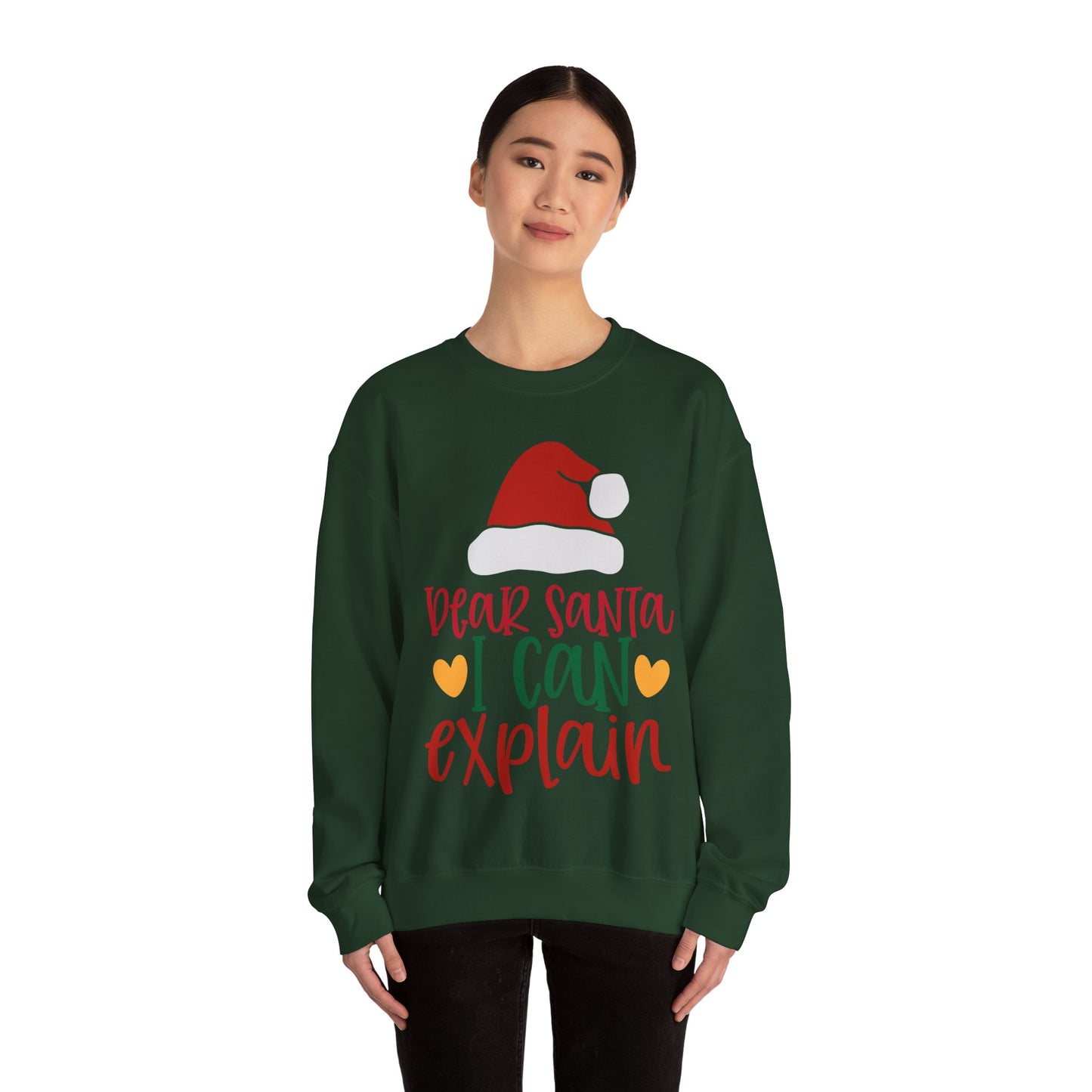 Dear Santa I Can Explain Christmas Sweatshirt