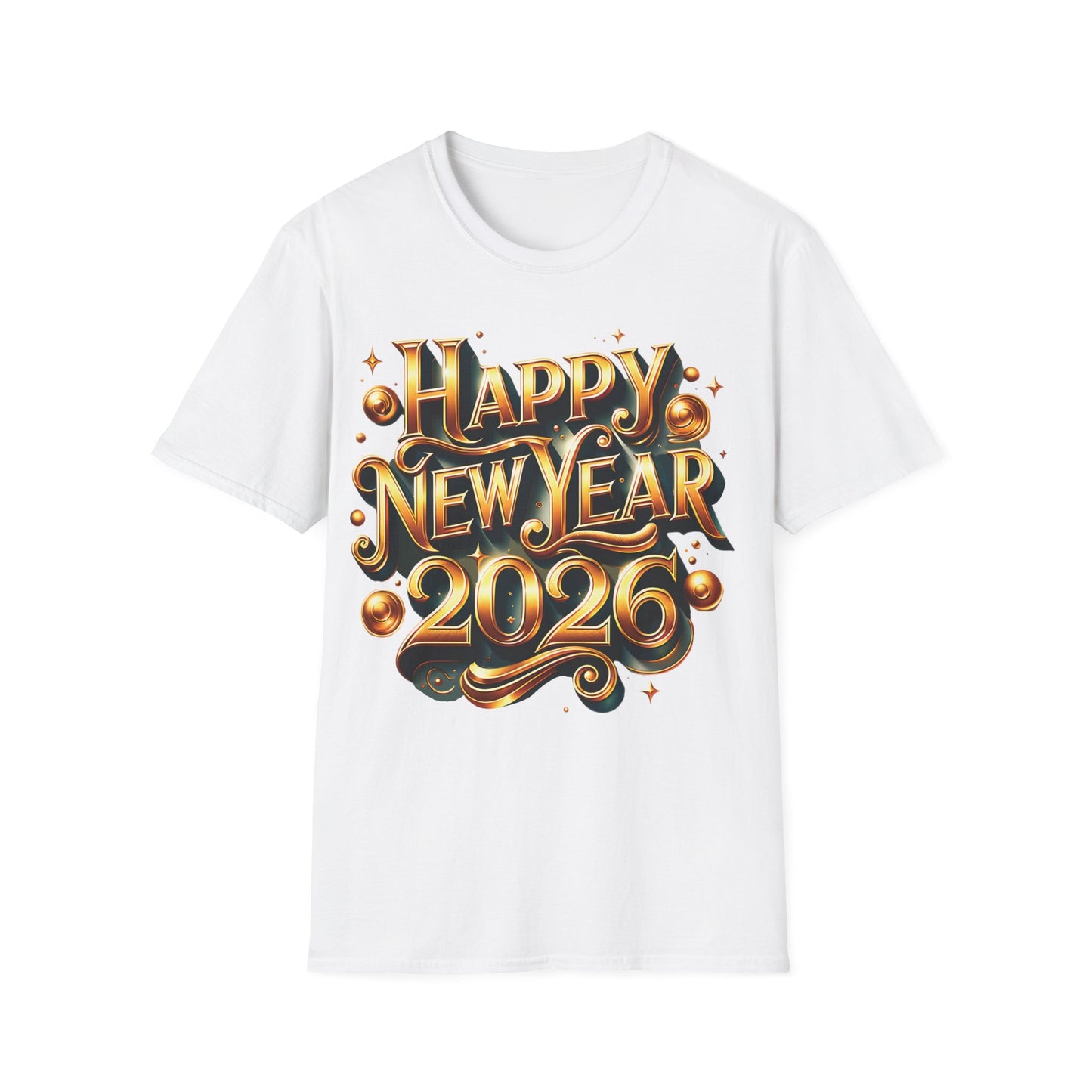 Happy New Year 2026 Unisex Softstyle T-Shirt