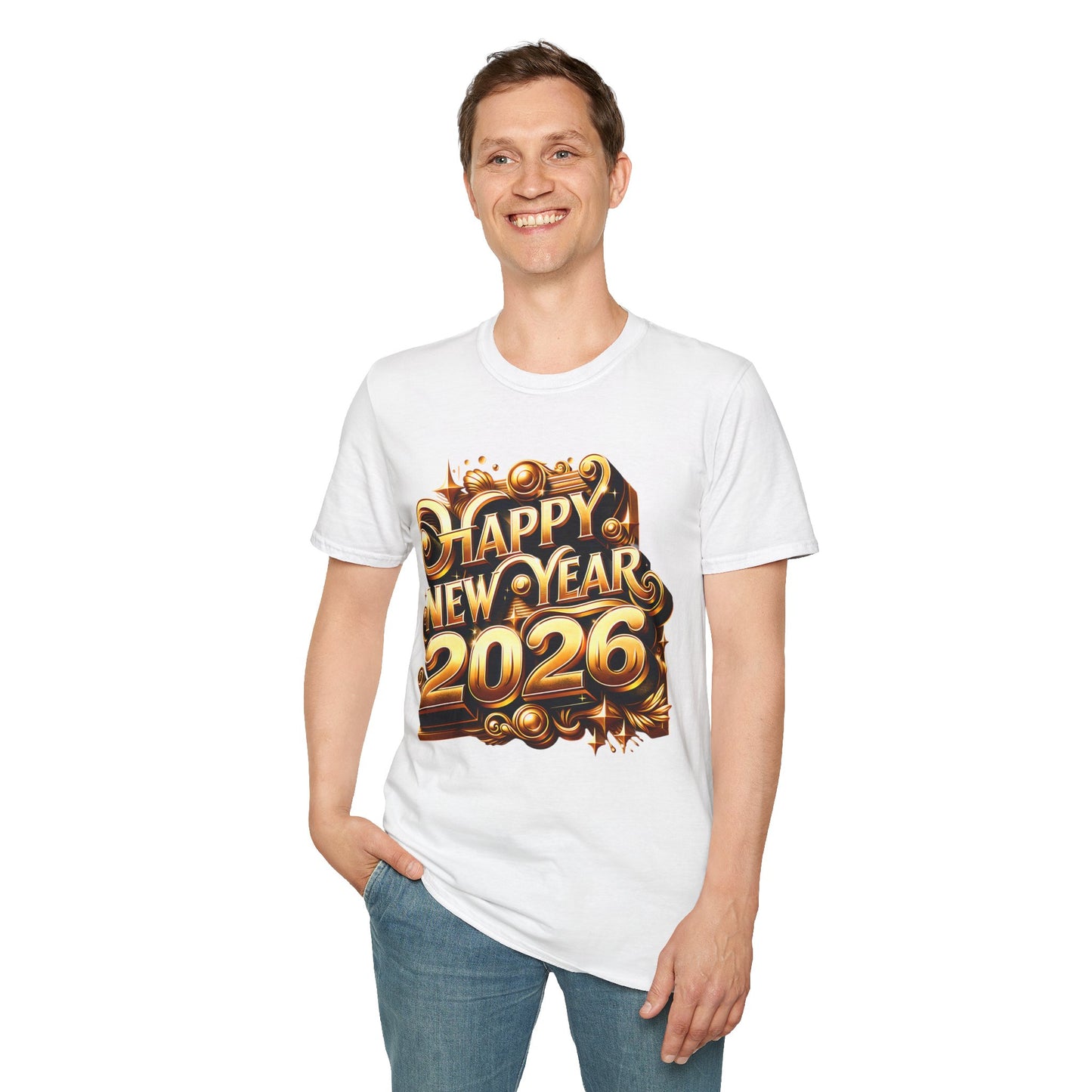 Happy New Year 2026 Softstyle T-Shirt