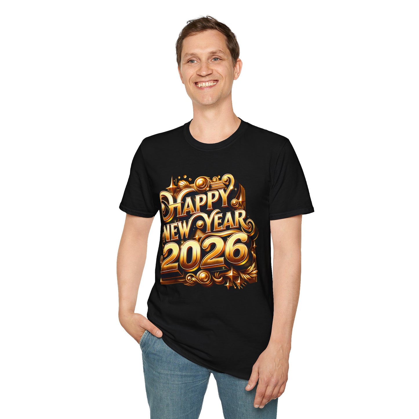 Happy New Year 2026 Softstyle T-Shirt