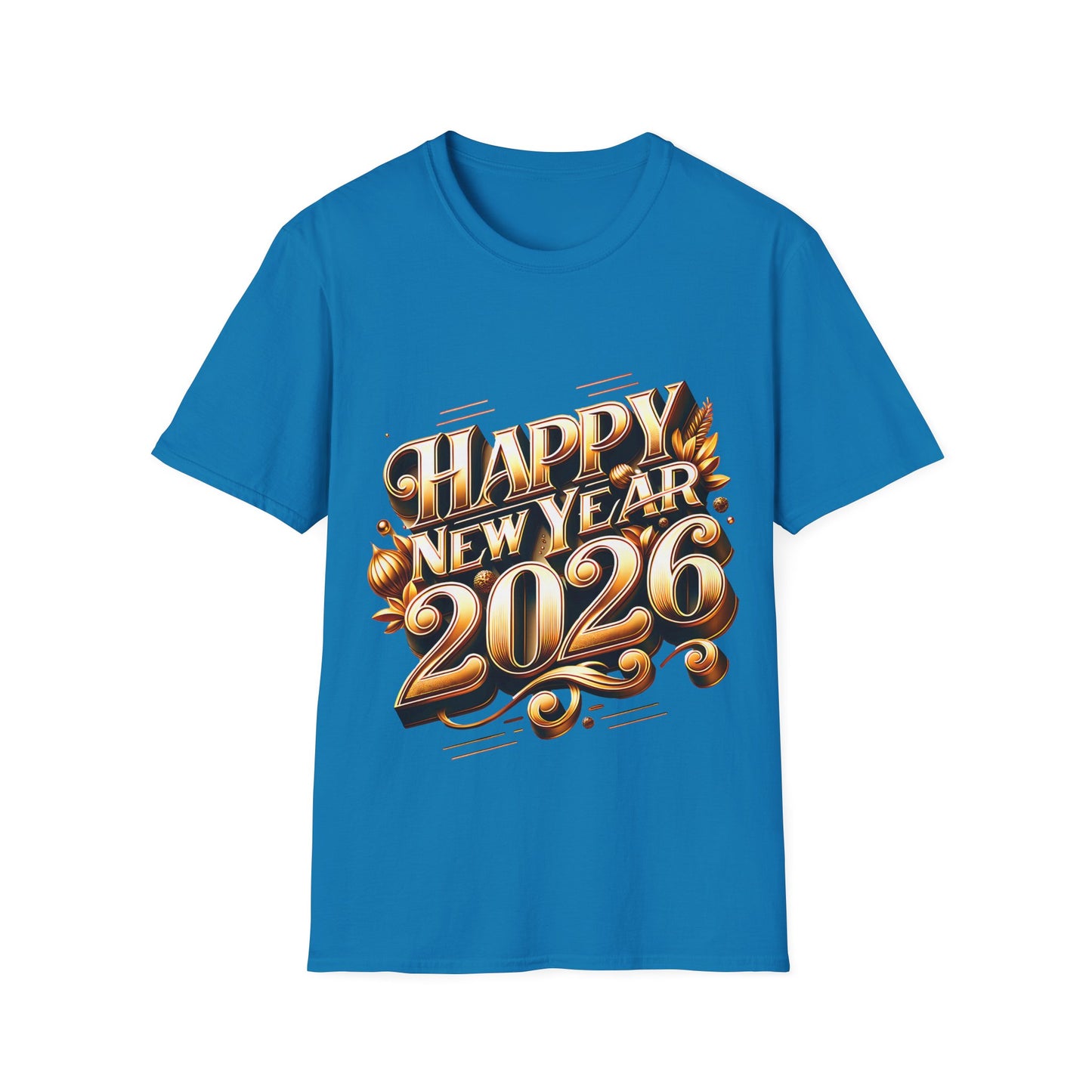 Happy New Year 2026 Unisex Softstyle T-Shirt