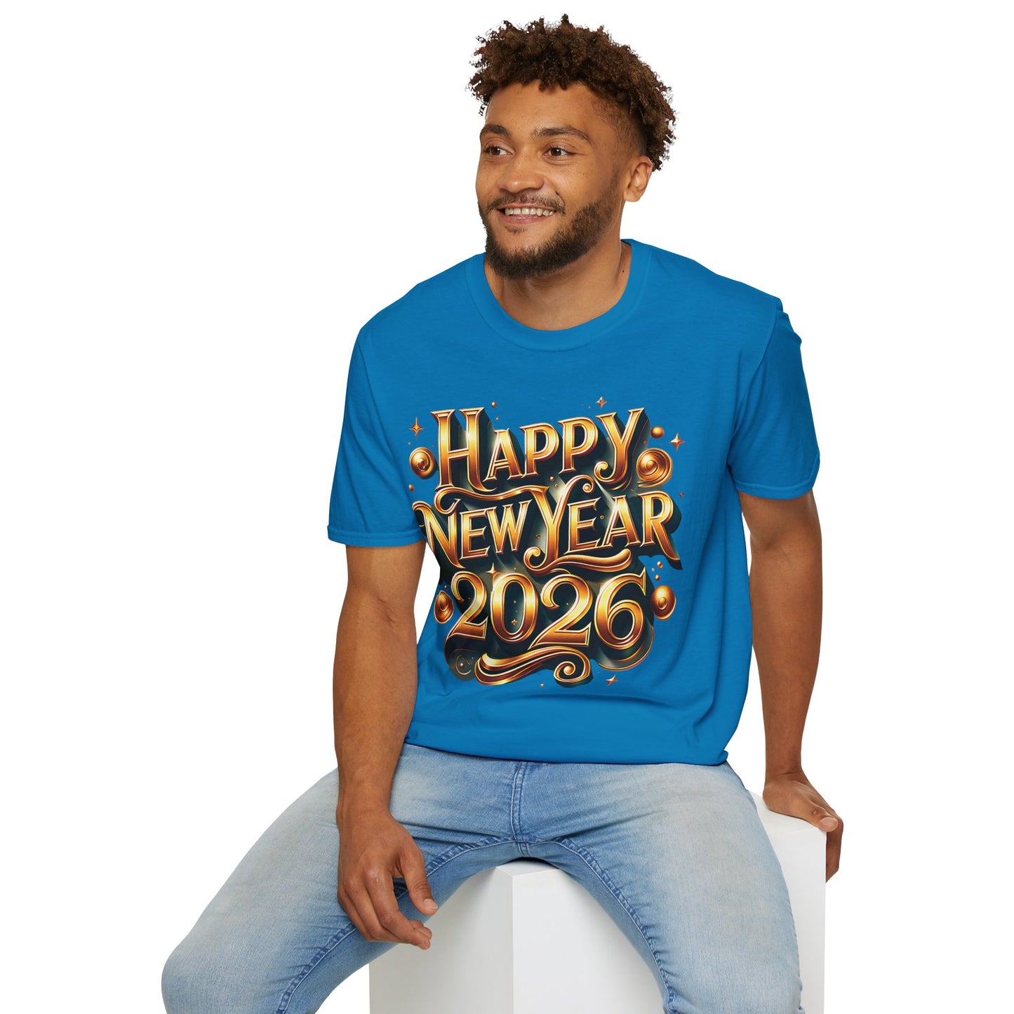 Happy New Year 2026 Unisex Softstyle T-Shirt