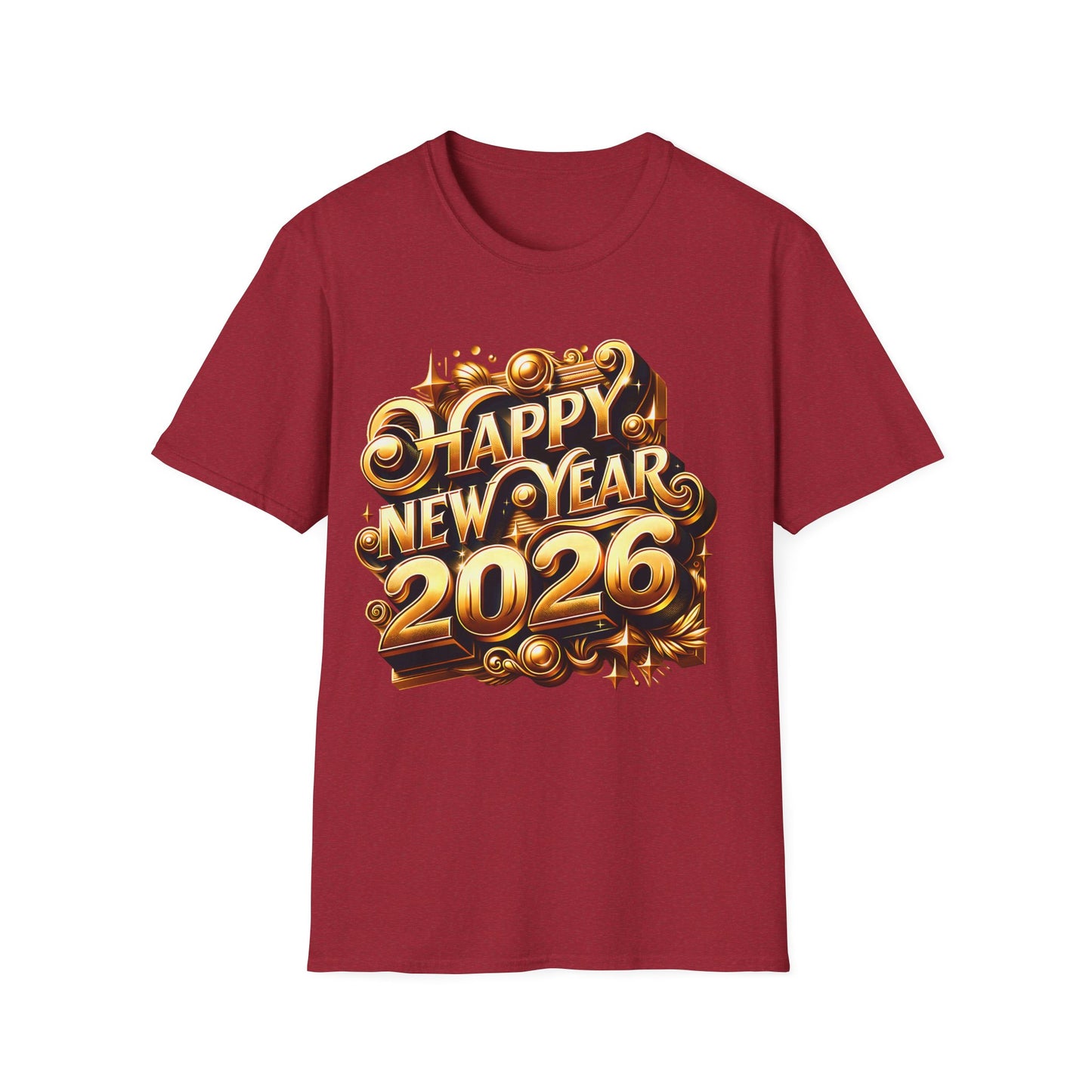 Happy New Year 2026 Softstyle T-Shirt