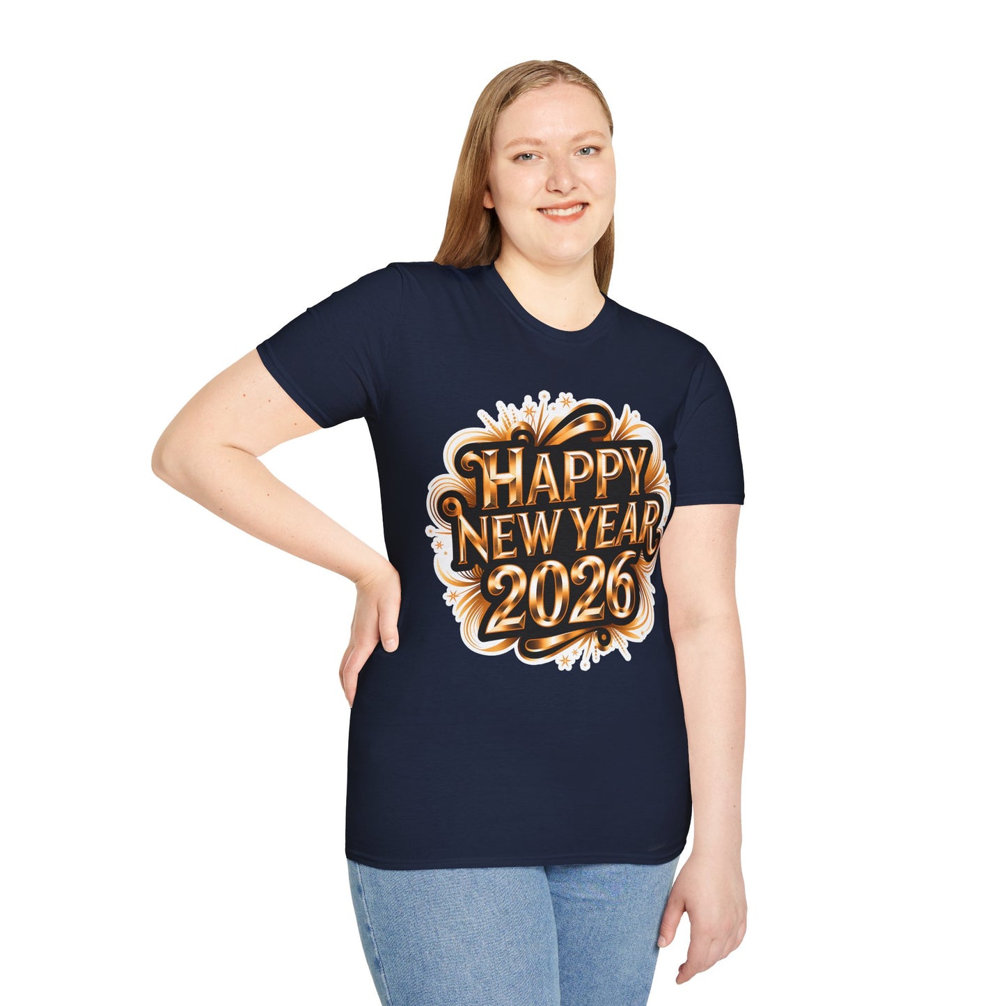 Happy New Year2026 Unisex Softstyle T-Shirt