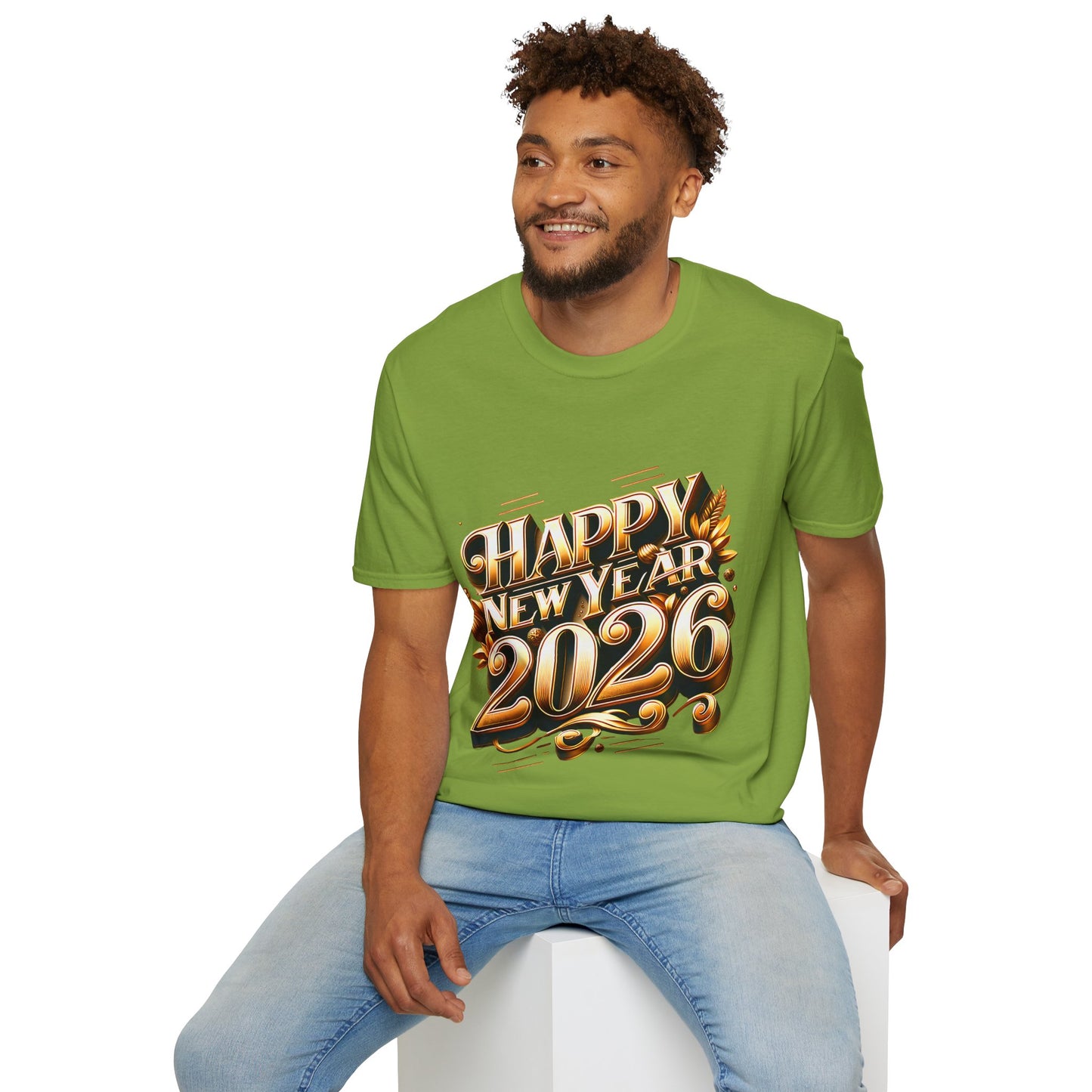 Happy New Year 2026 Unisex Softstyle T-Shirt